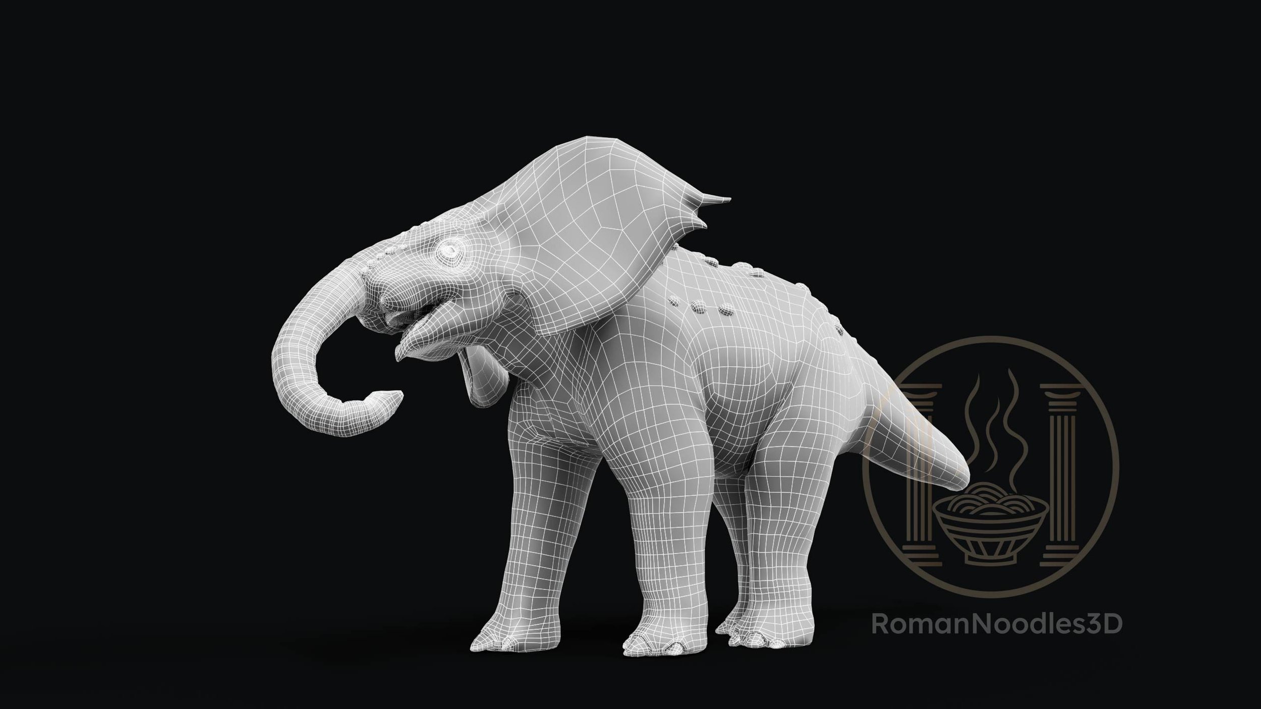 Grootslang Calf Wireframes