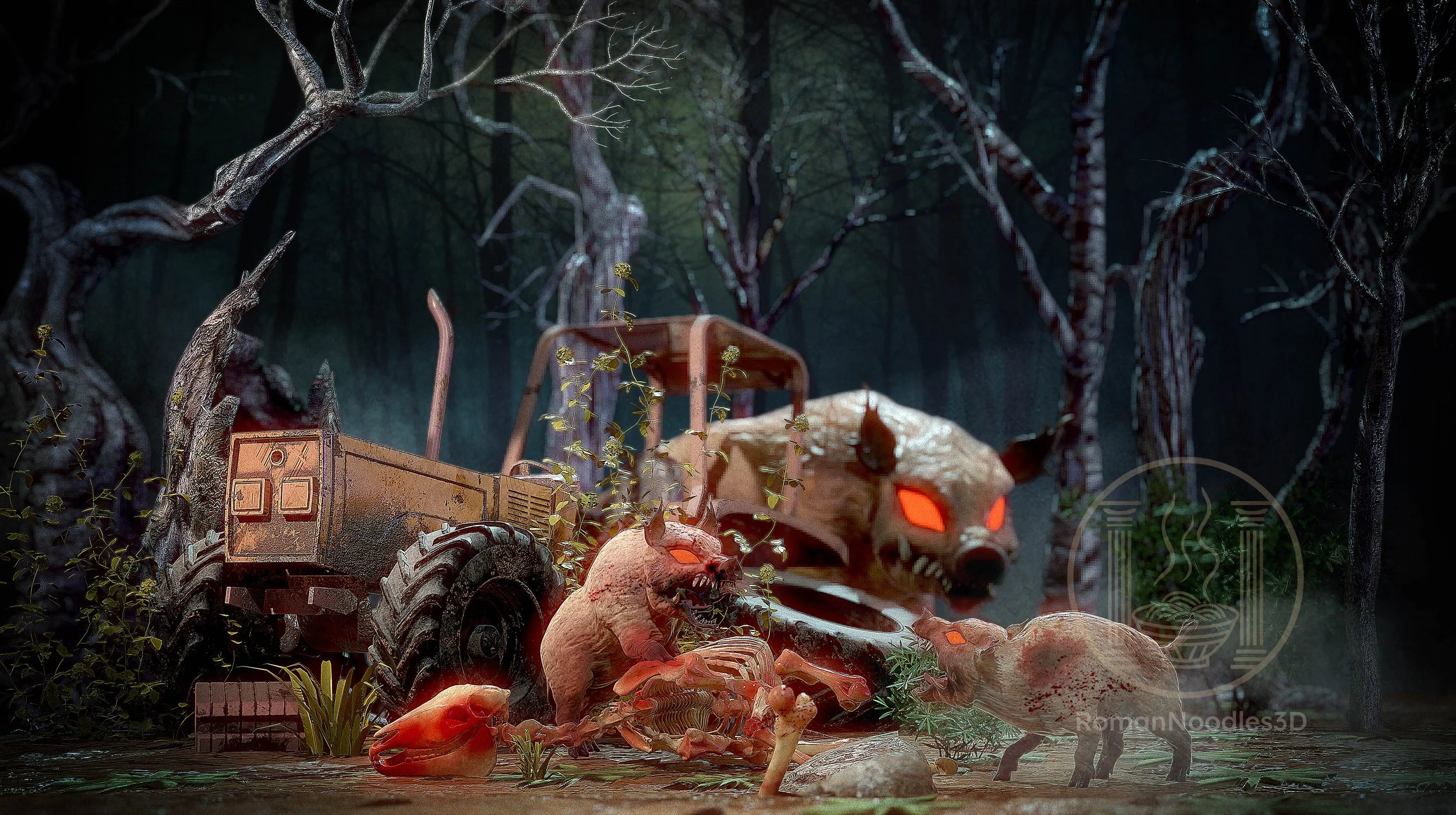 Bitter Roots, Red Eyes 2018 - Marmoset ToolBag