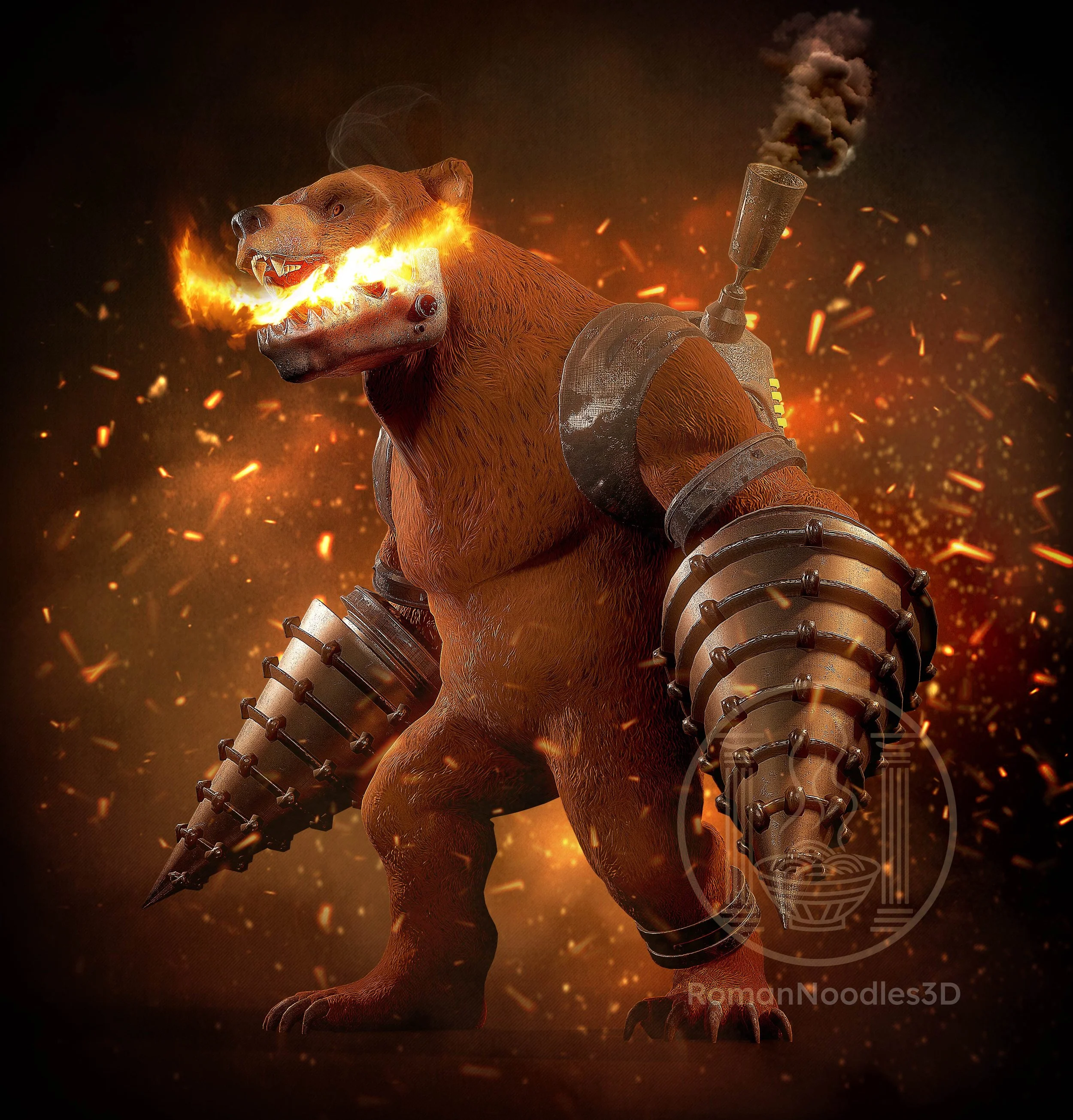 The Furnace Berserker 2021 - Marmoset Toolbag3