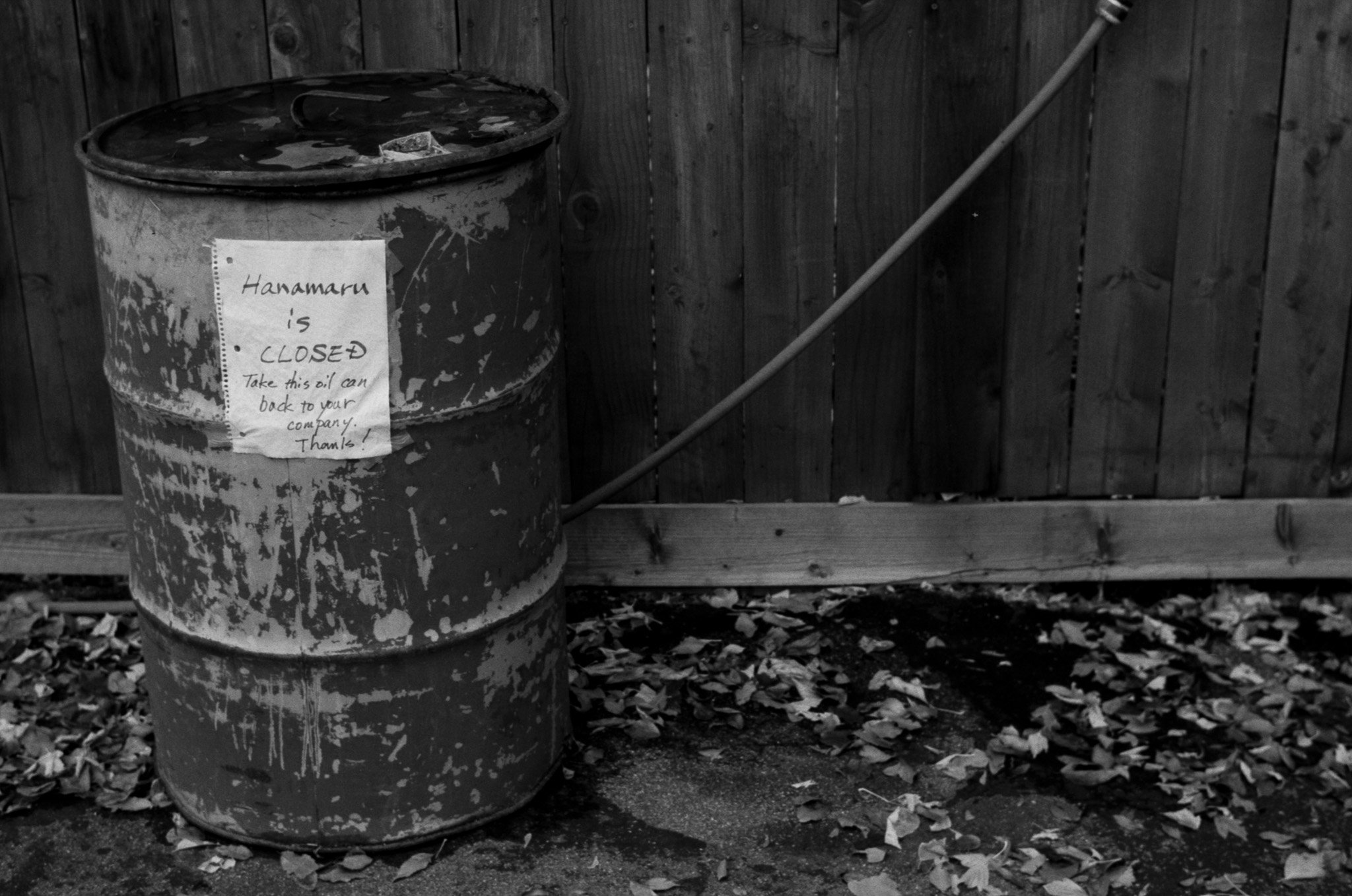 Hanamaru was a Japanese restaurant I often visited when I had family in Utah. The property has been abandoned for some time. 

Ogden, UT