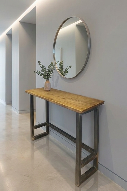 TABLE CONSOLE EN MÉTAL