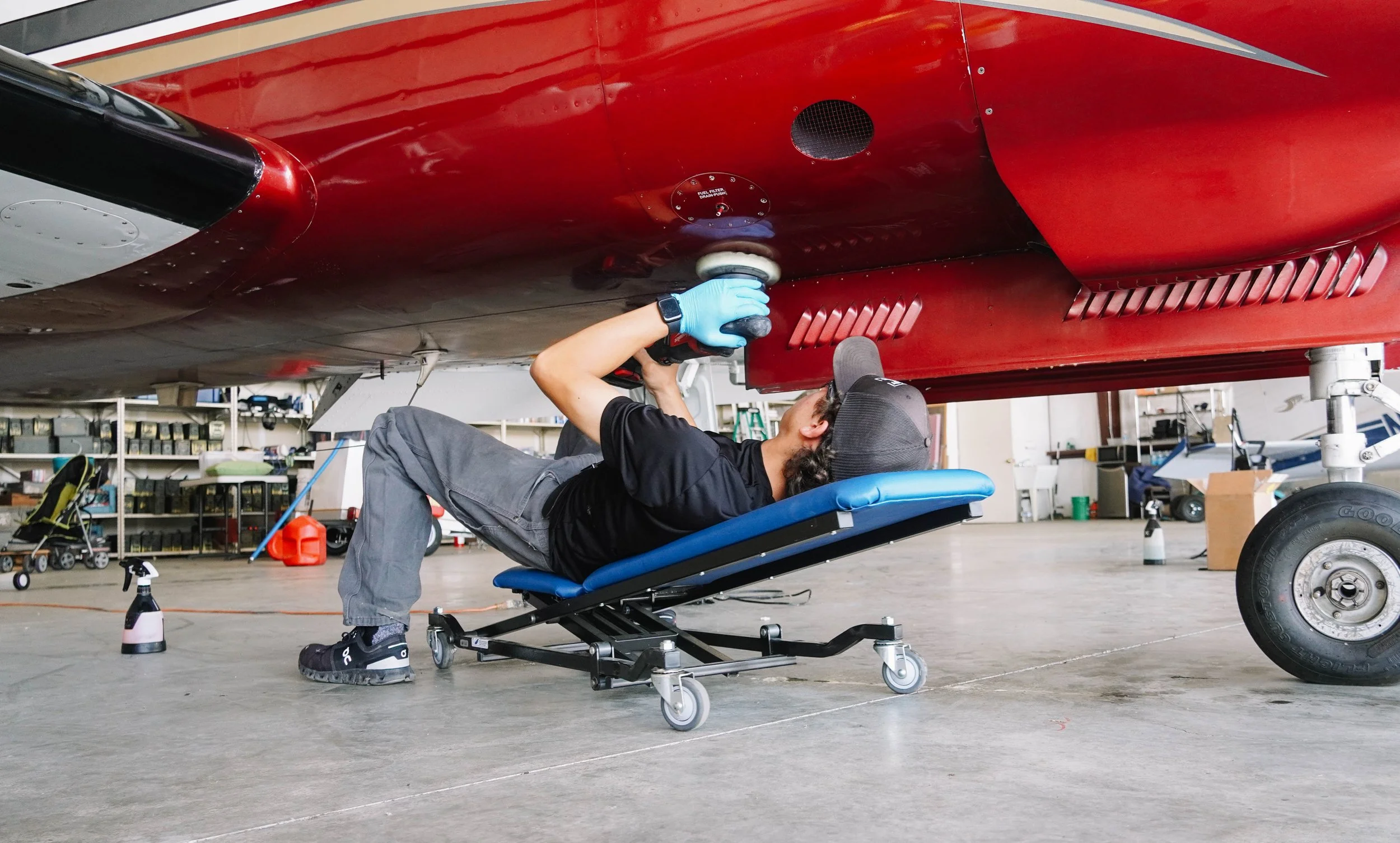 Aircraft detailing services