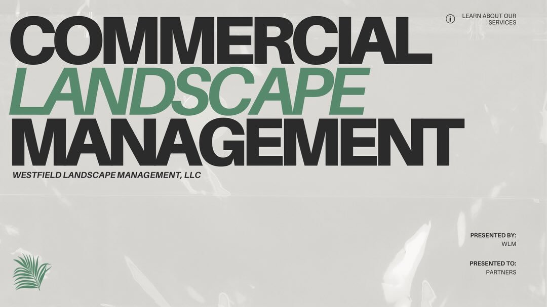 Learn about what we do at Westfield Landscape Management. Learn more at teamwestfield.com