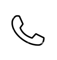 Icon of a telephone handset.