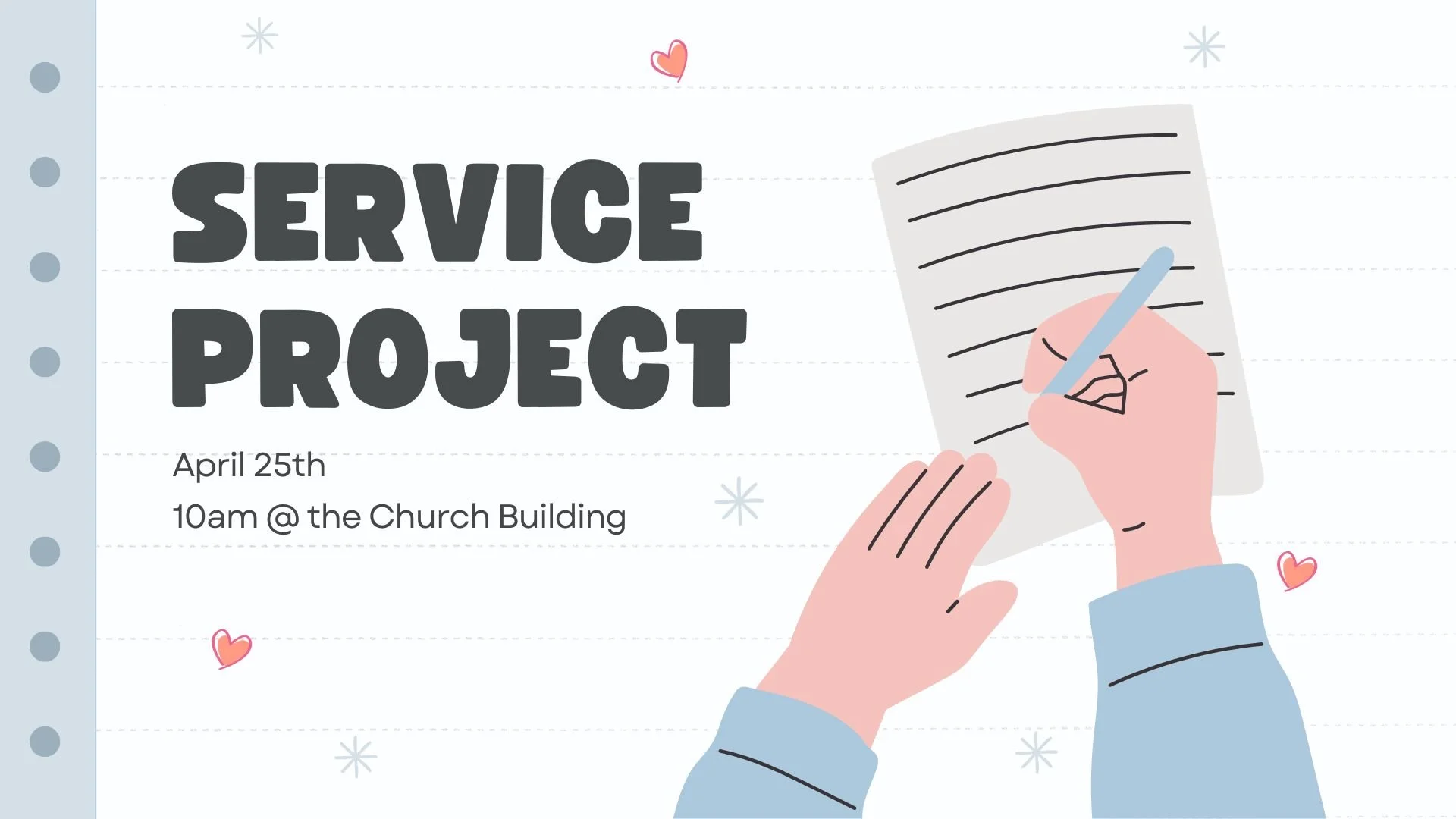 Cards of Encouragement Service Project