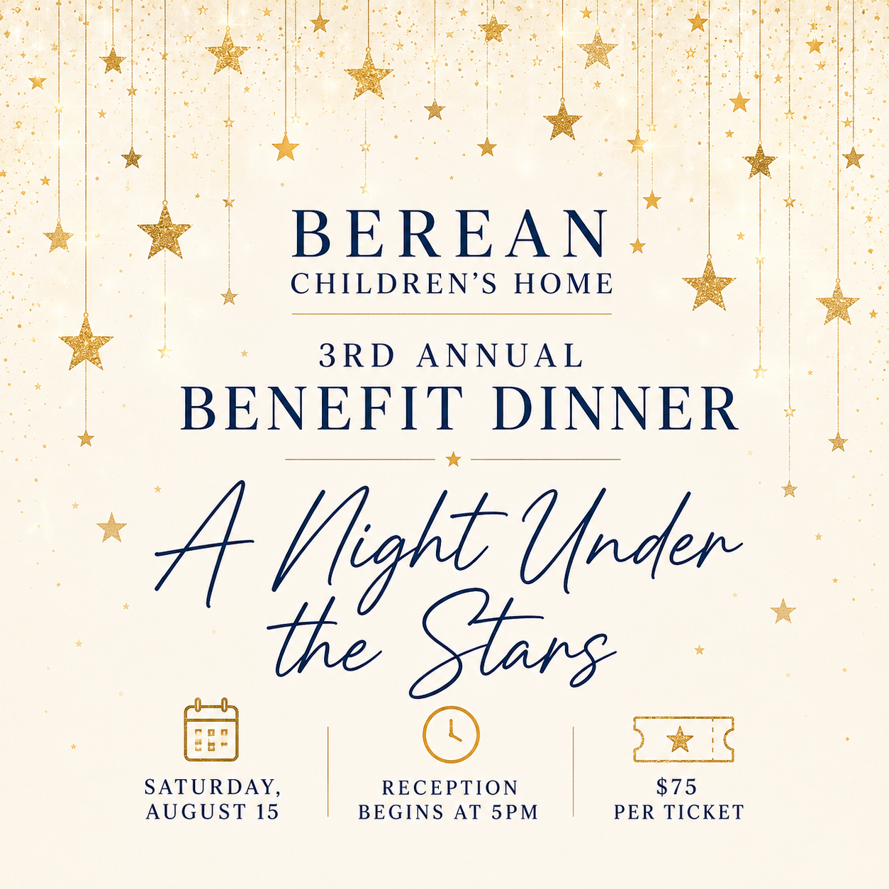 Berean Children's Home Benefit Dinner