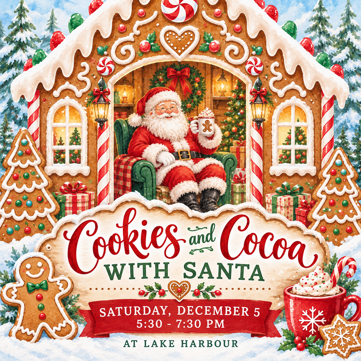 Cookies and Cocoa with Santa