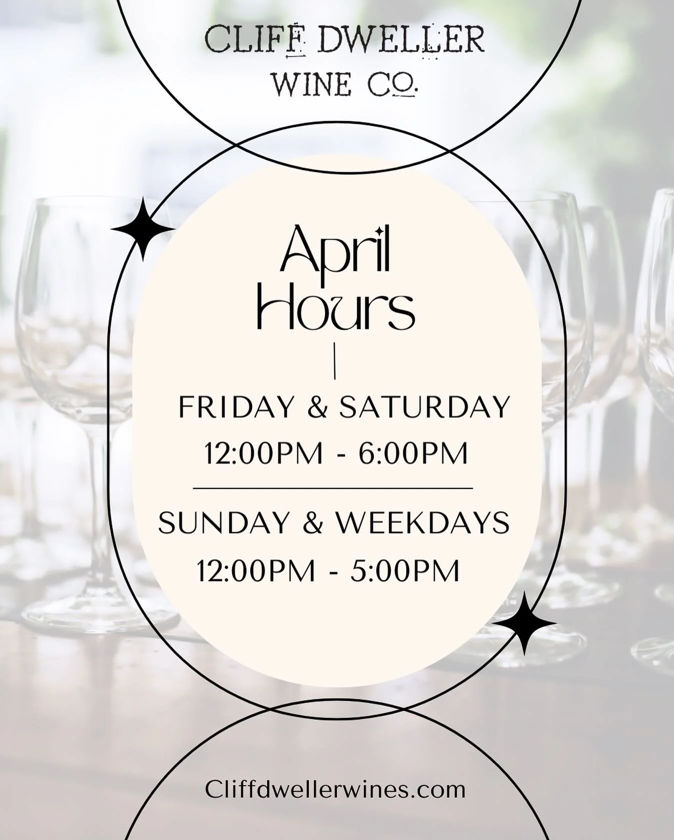 We have new Spring hours 🌷
Sunday thru Thursday 12-5
Friday &amp; Saturday 12-6

#coloradowine #palisadecolorado