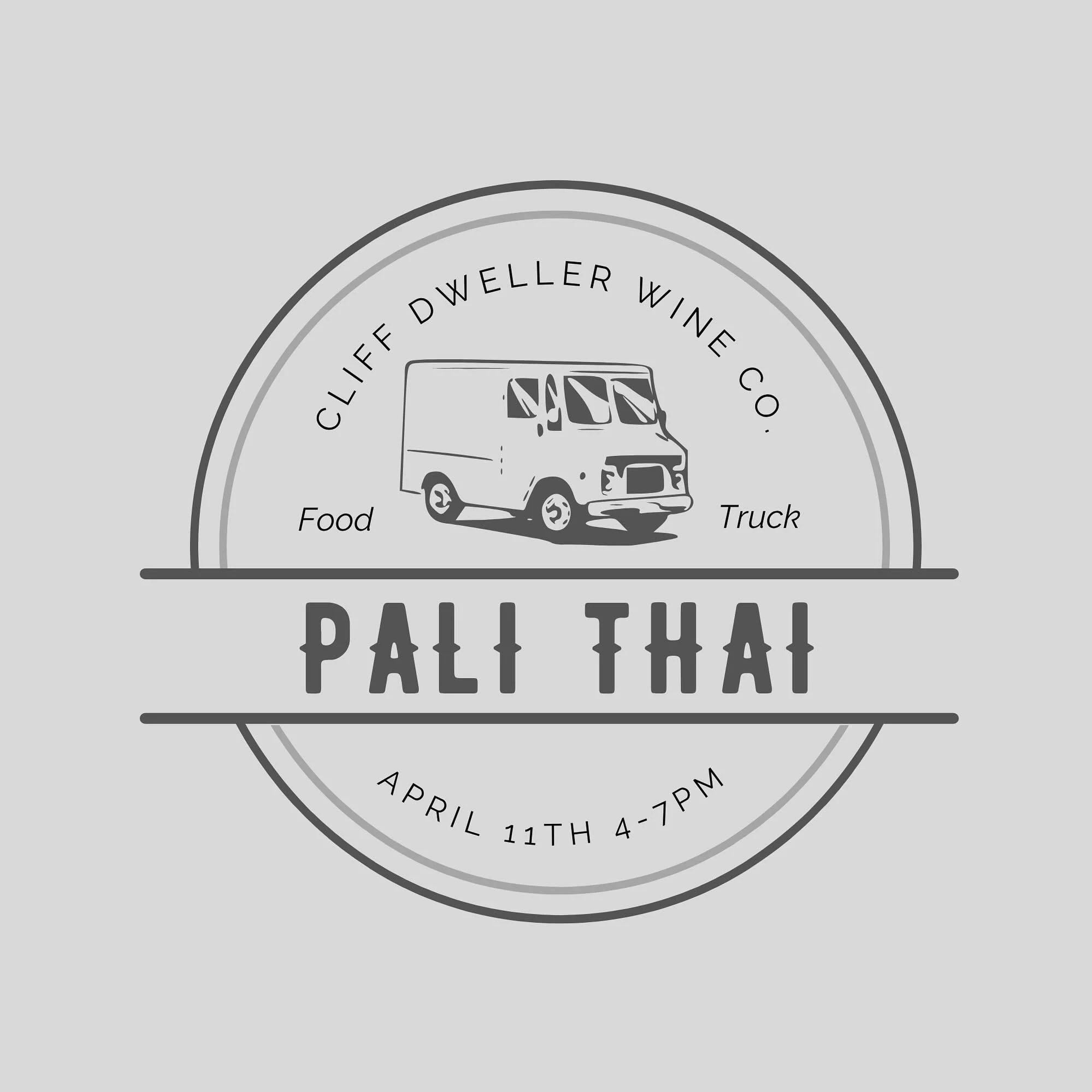 This Saturday April 11th 4-7- @pali_thai will be here serving up their amazing Thai cuisine 🌱💫. Come enjoy the sunset, great food, good company and delicious wine 🍷 . 
We will have $10 wine by the glass and Fros&egrave;!

Cliff Dweller Wine Co.
36