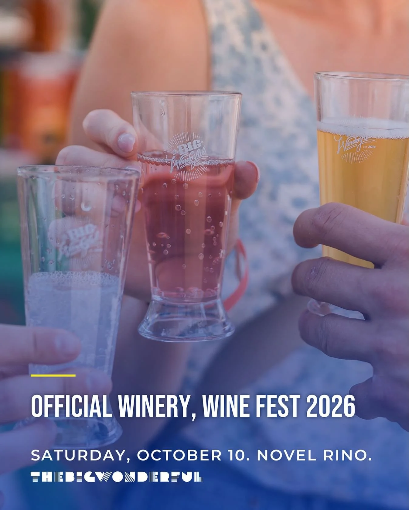 Come find us at @thebigwonderful wine festival this weekend Oct 10th! Tickets in bio-