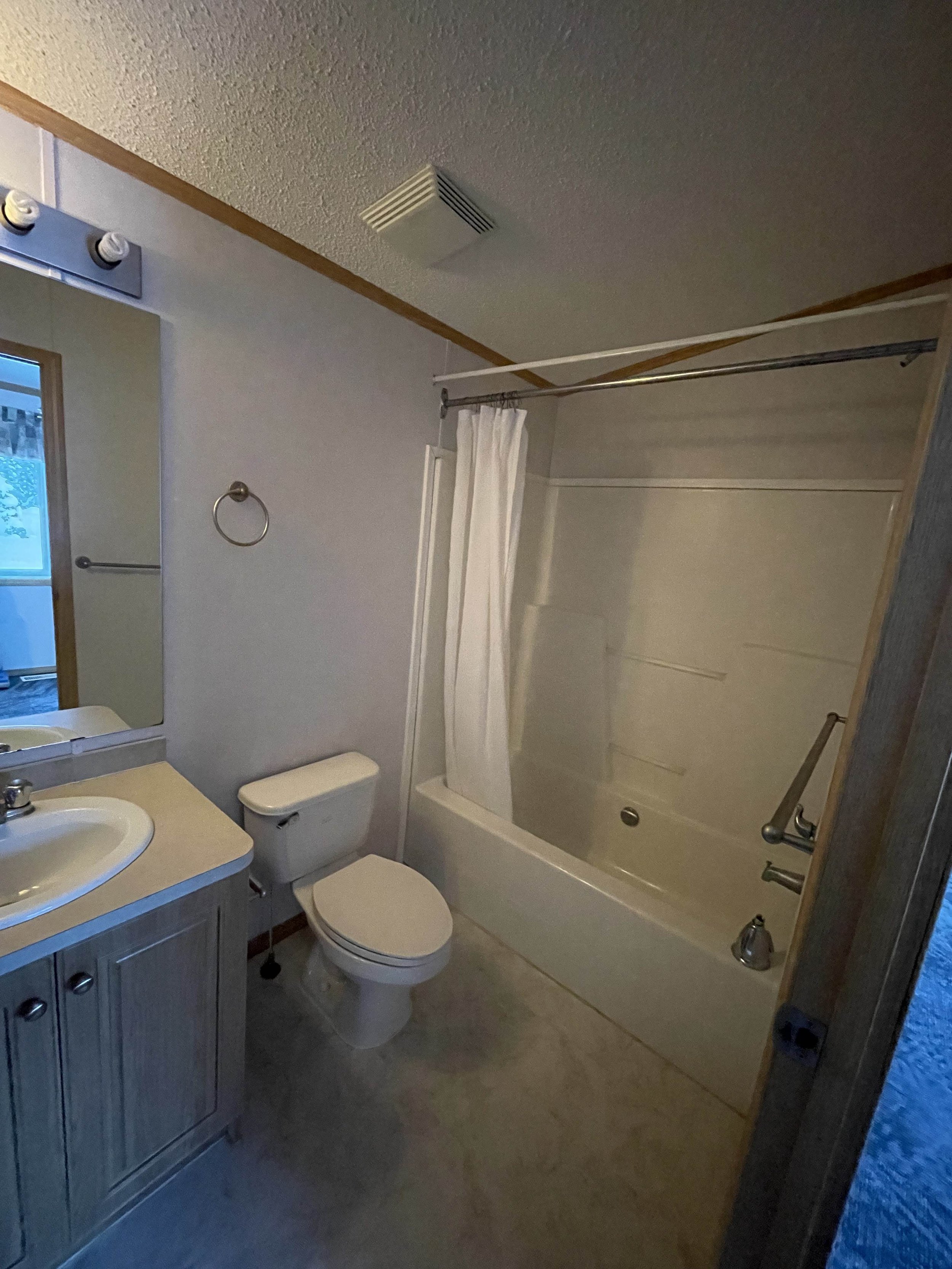 Smaller bathroom