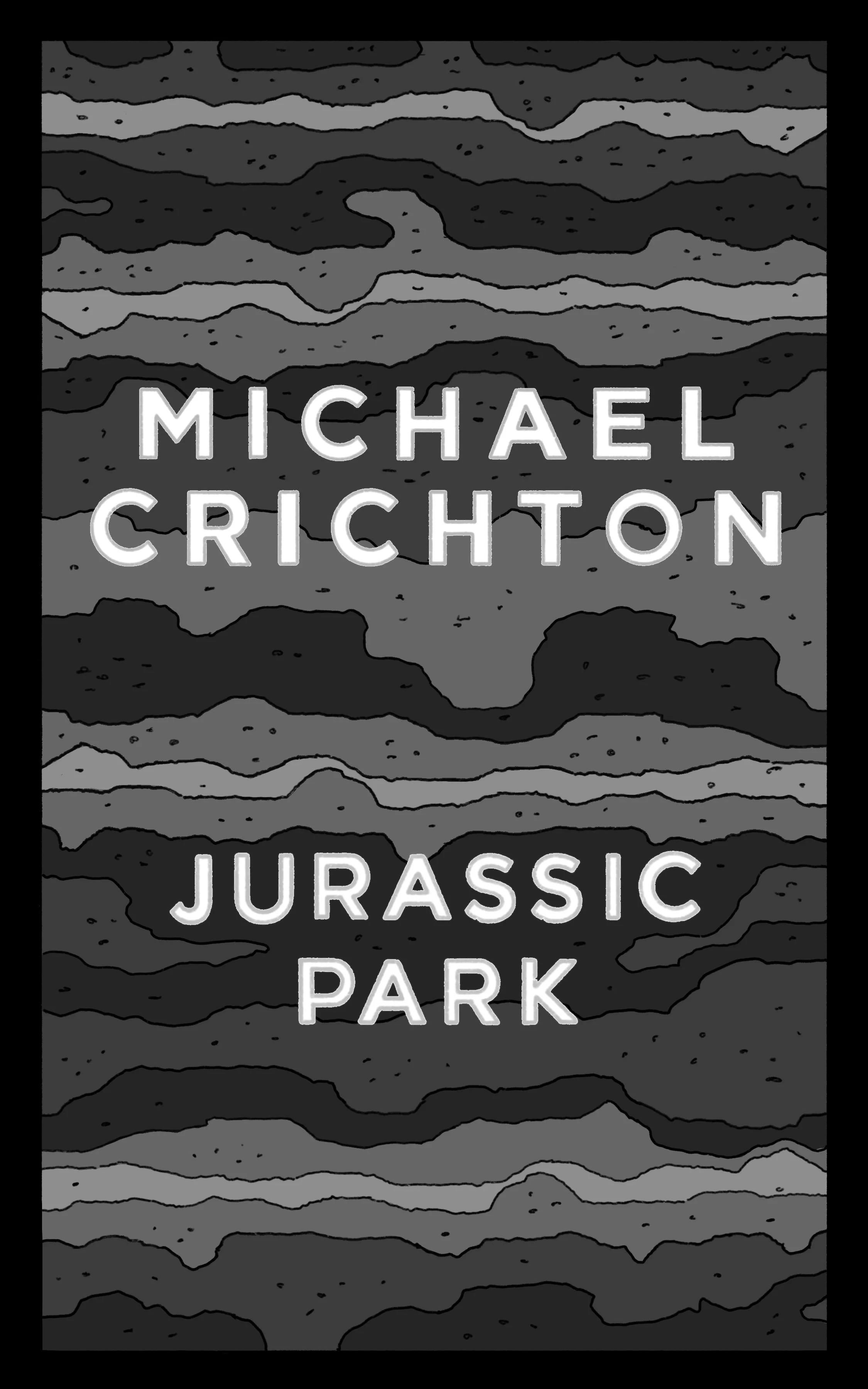 Fan-made Jurassic Park Book Cover, Digital Illustration, Procreate, 2025