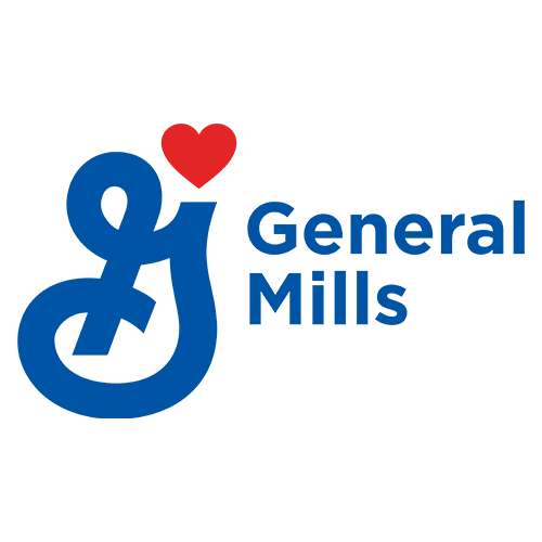 The logo of General Mills featuring the text 'i love' with a red heart and the words 'General Mills' in blue.