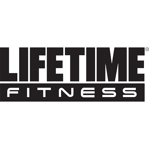 LIFETIME FITNESS logo in black and white