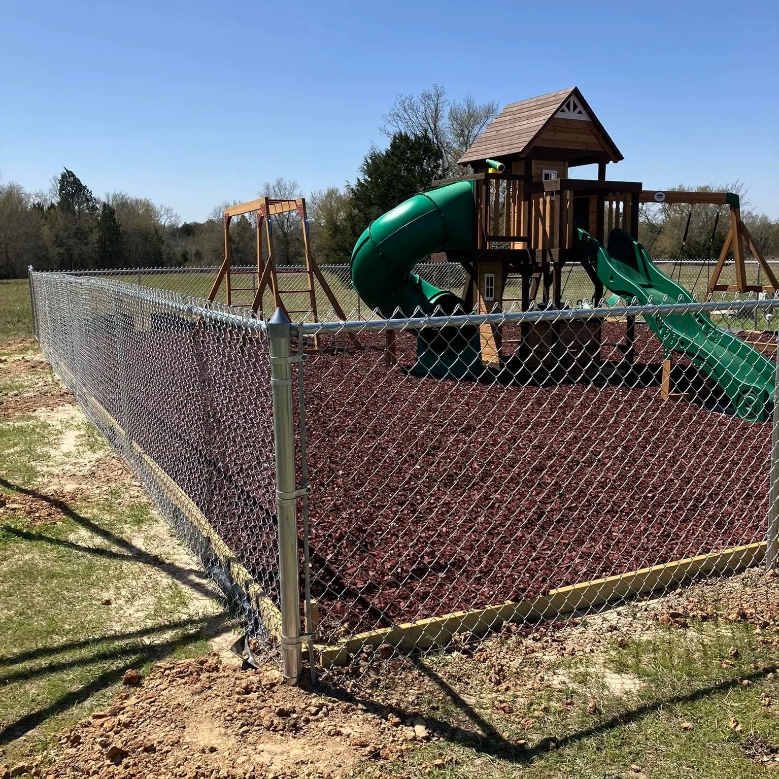 Playground donated by Rick & Susan Rankin; Fencing done by Stanton Brown - Thank you!