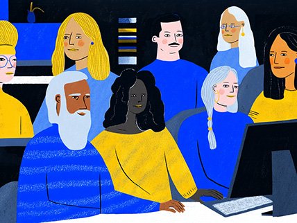 A group of diverse public servants collaborating