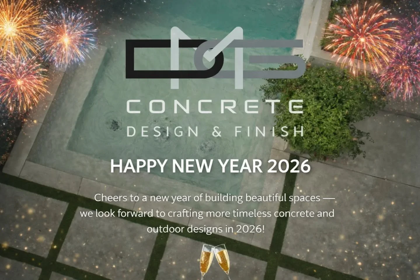 ✨ Happy New Year 2026 ✨

As we step into a new year, we&rsquo;re grateful for another season of building clean lines, solid foundations, and outdoor spaces made to last.

From custom concrete pools to precision flatwork and architectural finishes, 20