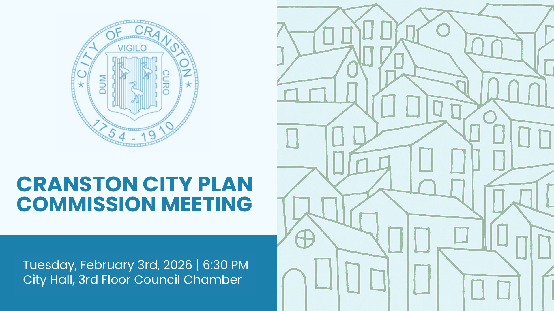 Cranston City Plan Commission Meeting