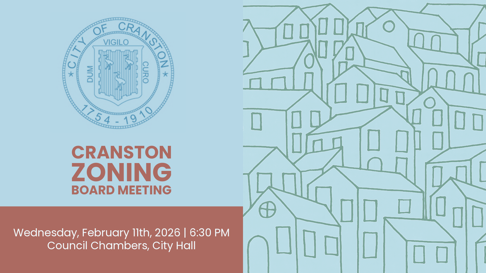 Cranston Zoning Board Meeting