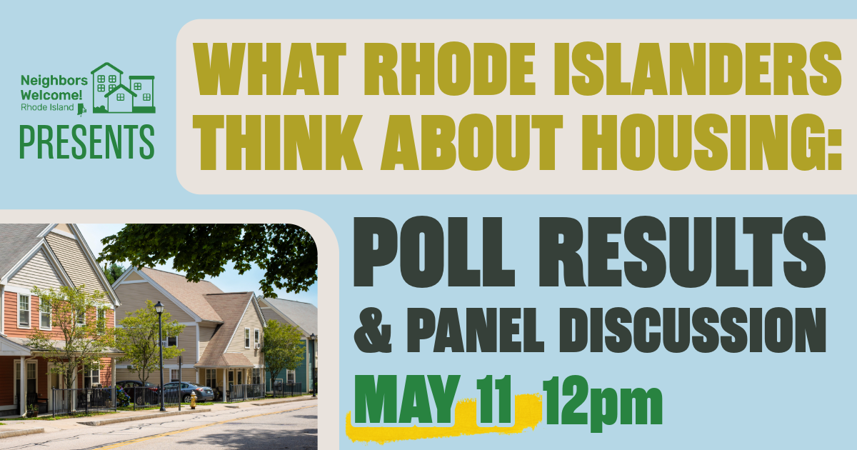 What do Rhode Islanders think about housing? Poll results presentation &amp; panel discussion