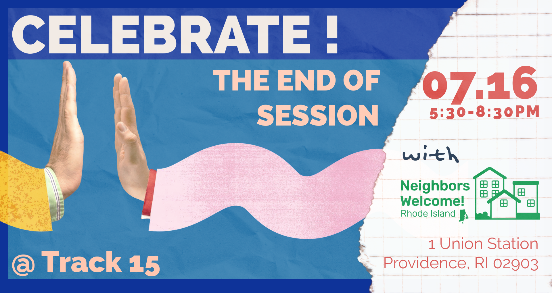 Celebrate with us! It’s the end of Session