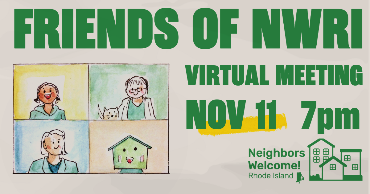 Virtual Friends of Neighbors Welcome! Meeting