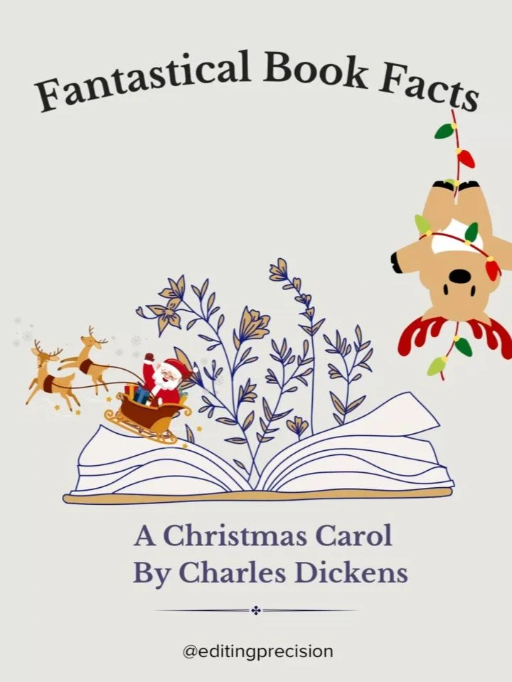 📖Fantastical Book Facts! 📖

🎄A Christmas Carol by Charles Dickens is a timeless classic still celebrated over 150 years later. It tells the story of Ebenezer Scrooge as he is visited by the ghosts of Christmas past, present, and future. Scrooge mu
