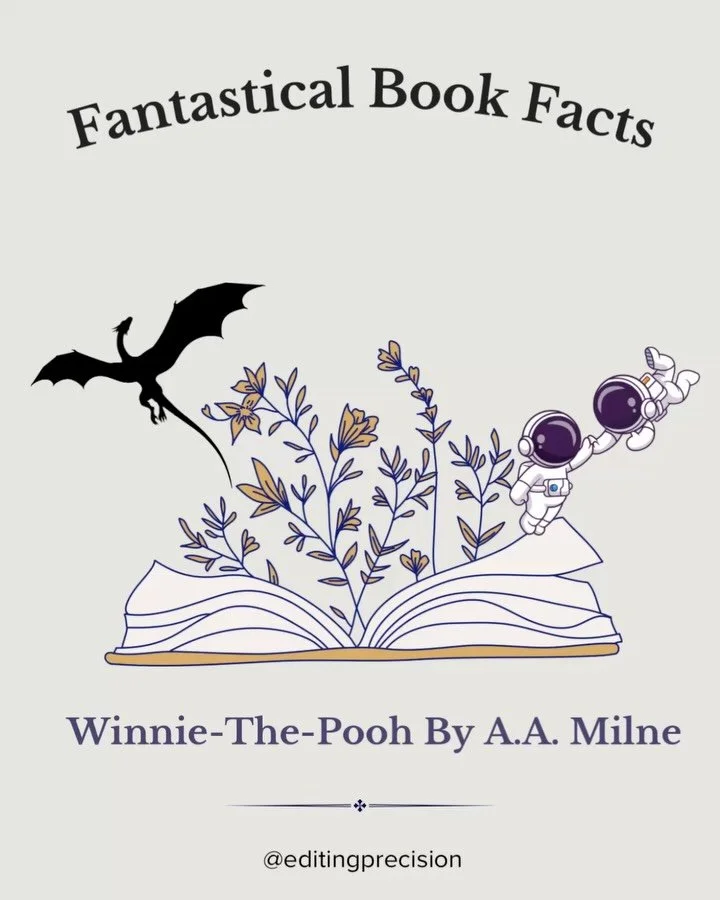 📖Fantastical Book Facts!📖 
With Spring officially sprung come along on an Adventure to Hundred Acre Woods! 🍯

🧸 Winnie-The-Pooh is a children&rsquo;s book that was published in 1926. It was written by A.A Milne and illustrated by E.H. Shepard. It