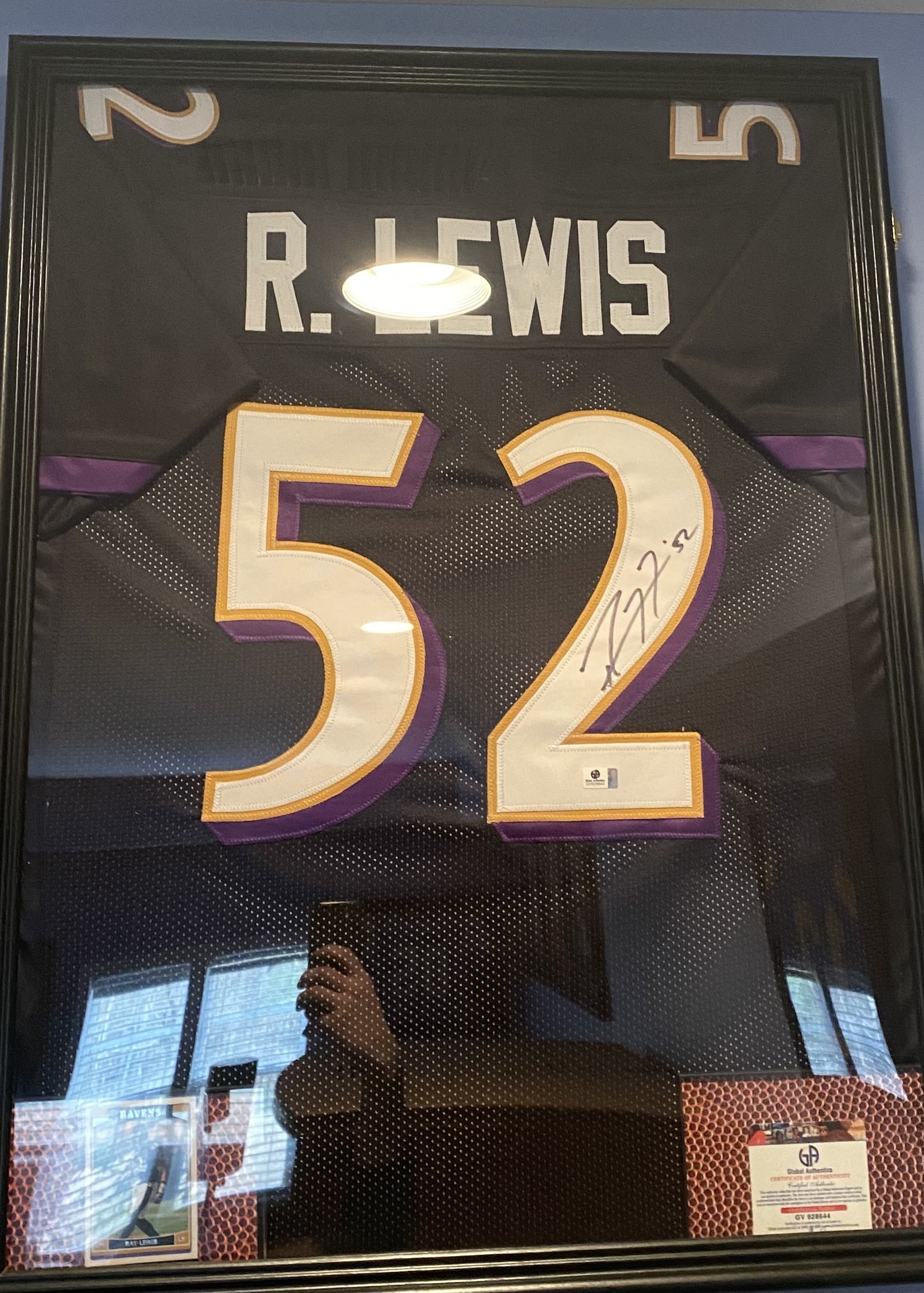 RAY LEWIS JERSEY AUTO