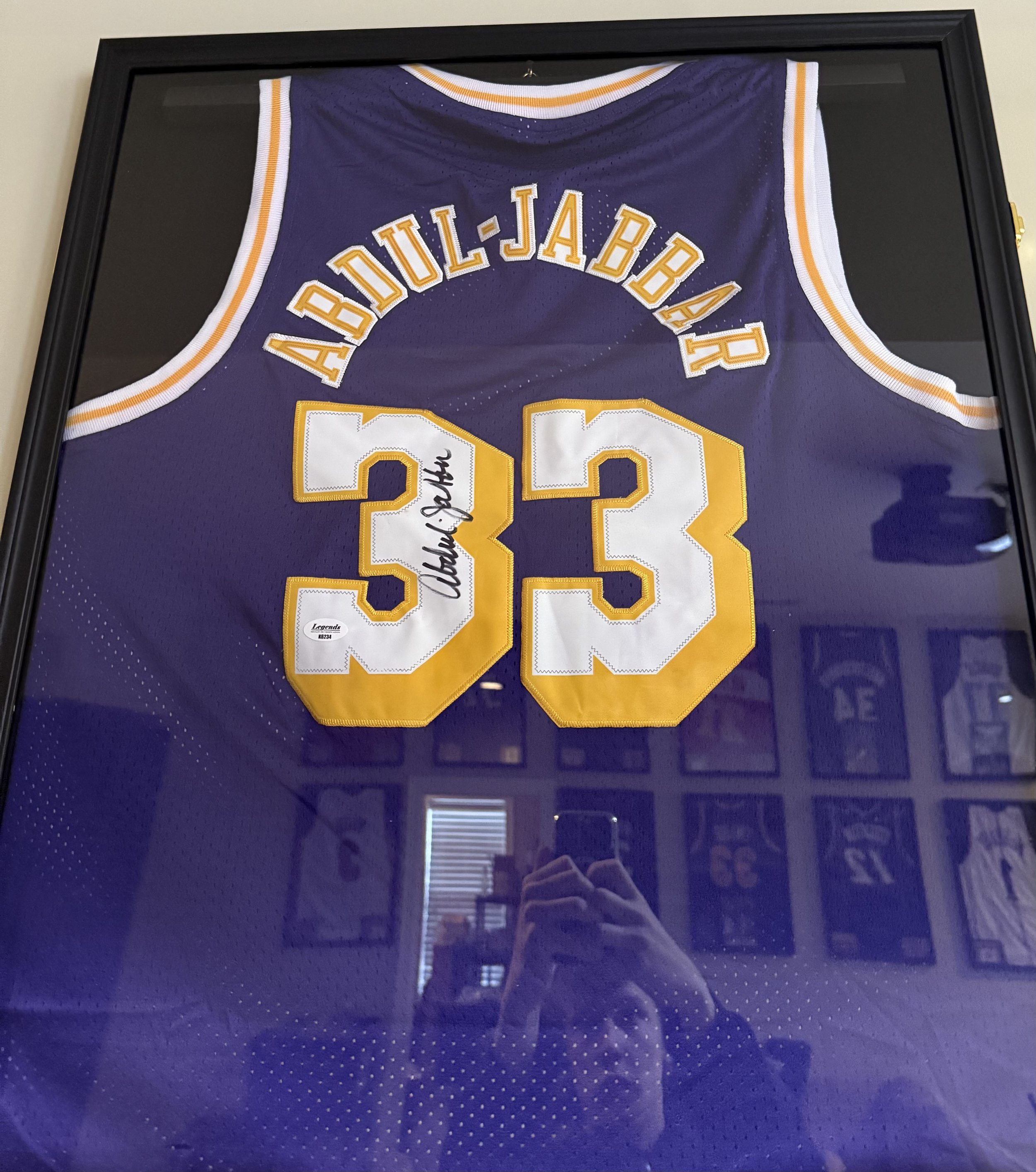 KAREEM ABDUL JABBAR JERSEY AUTO