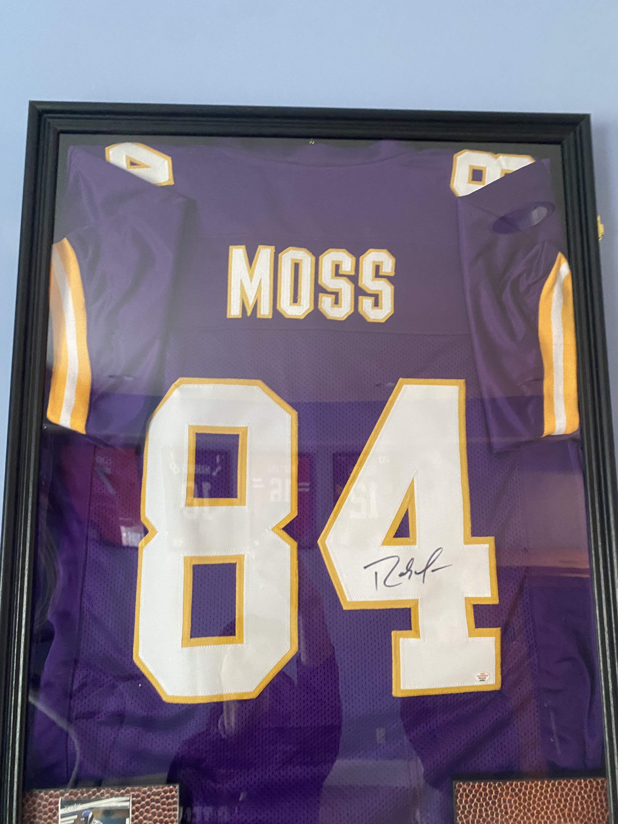 RANDY MOSS JERSEY AUTO