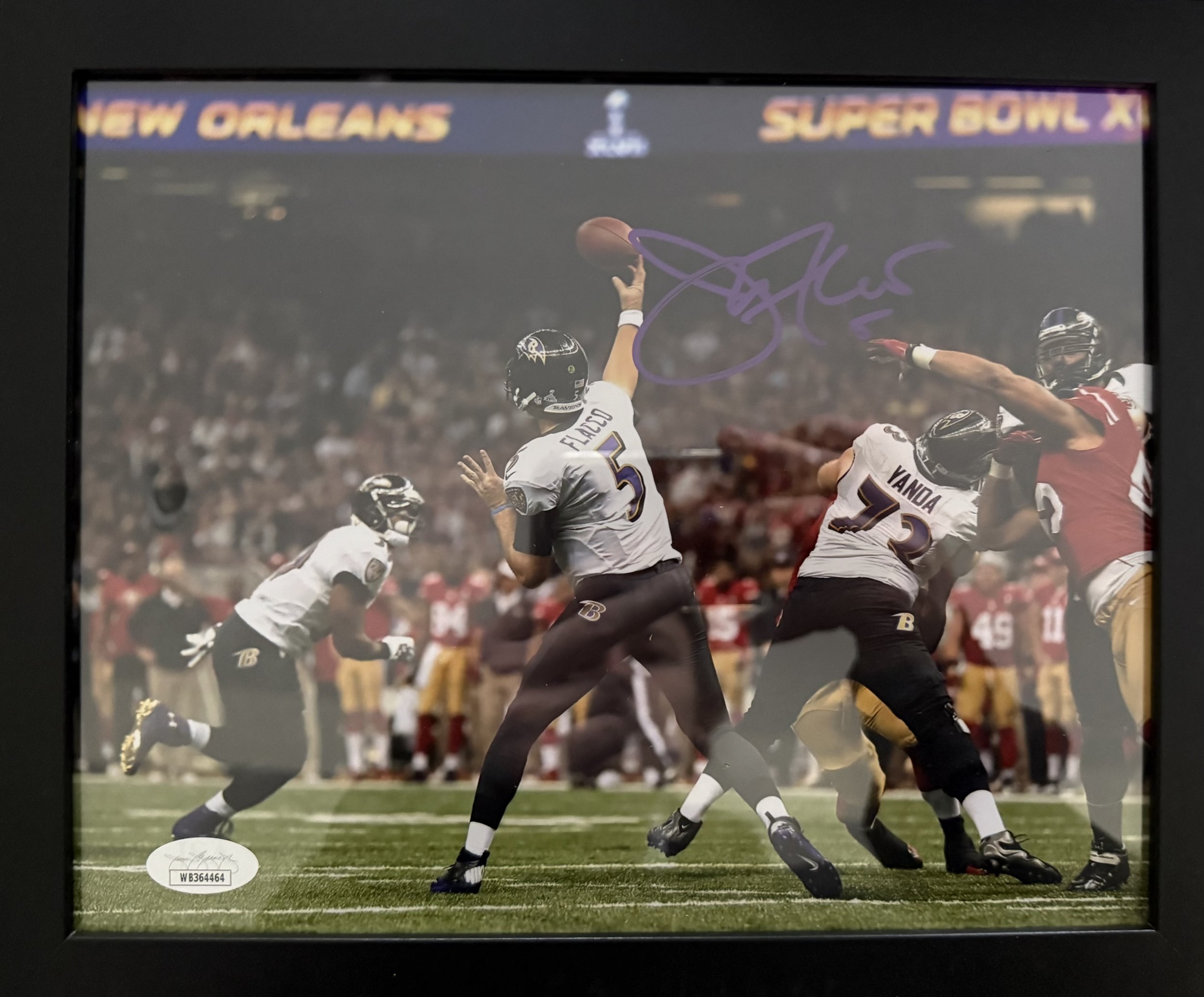 JOE FLACCO PICTURE AUTO