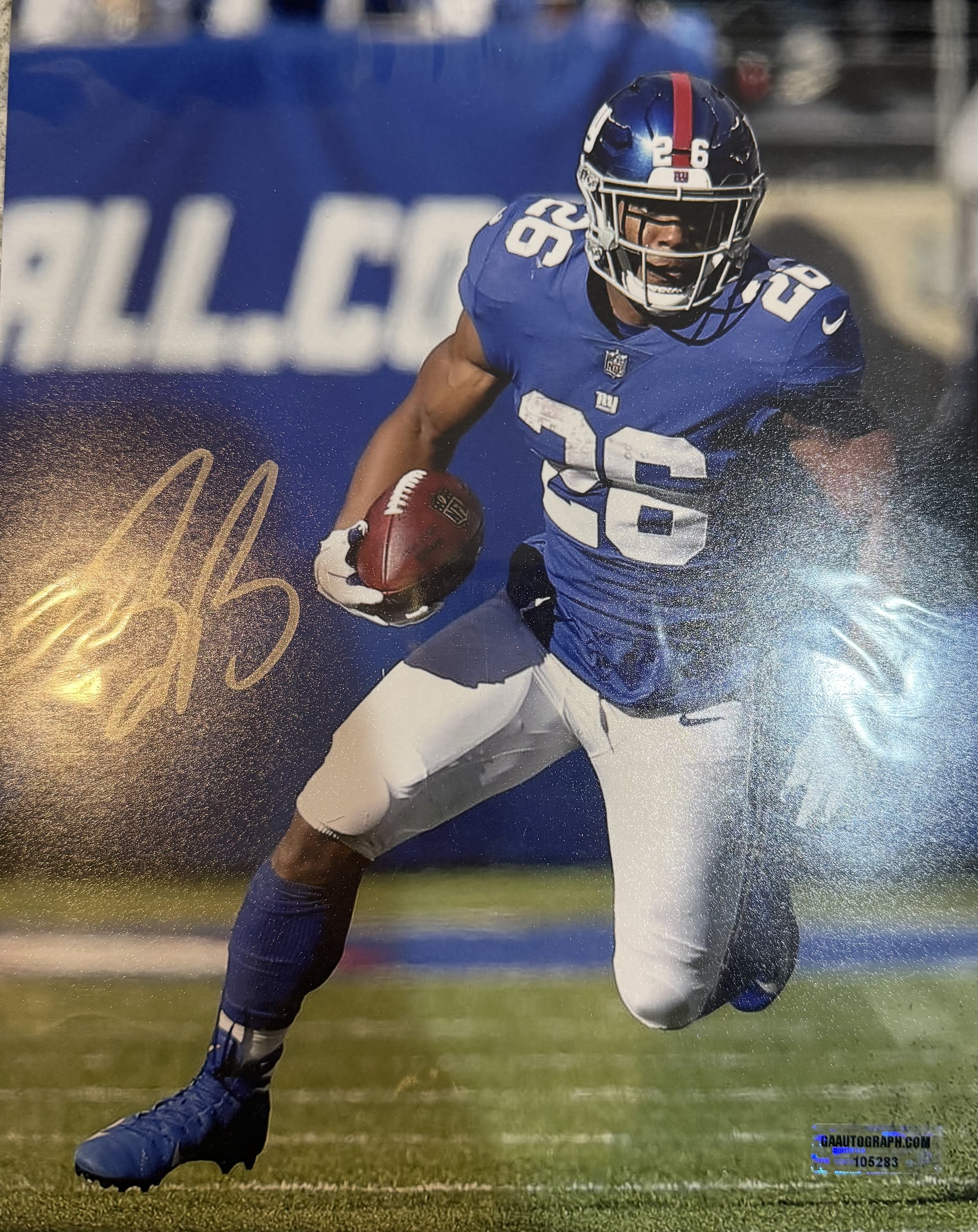 SAQUAN BARKLEY PICTURE AUTO