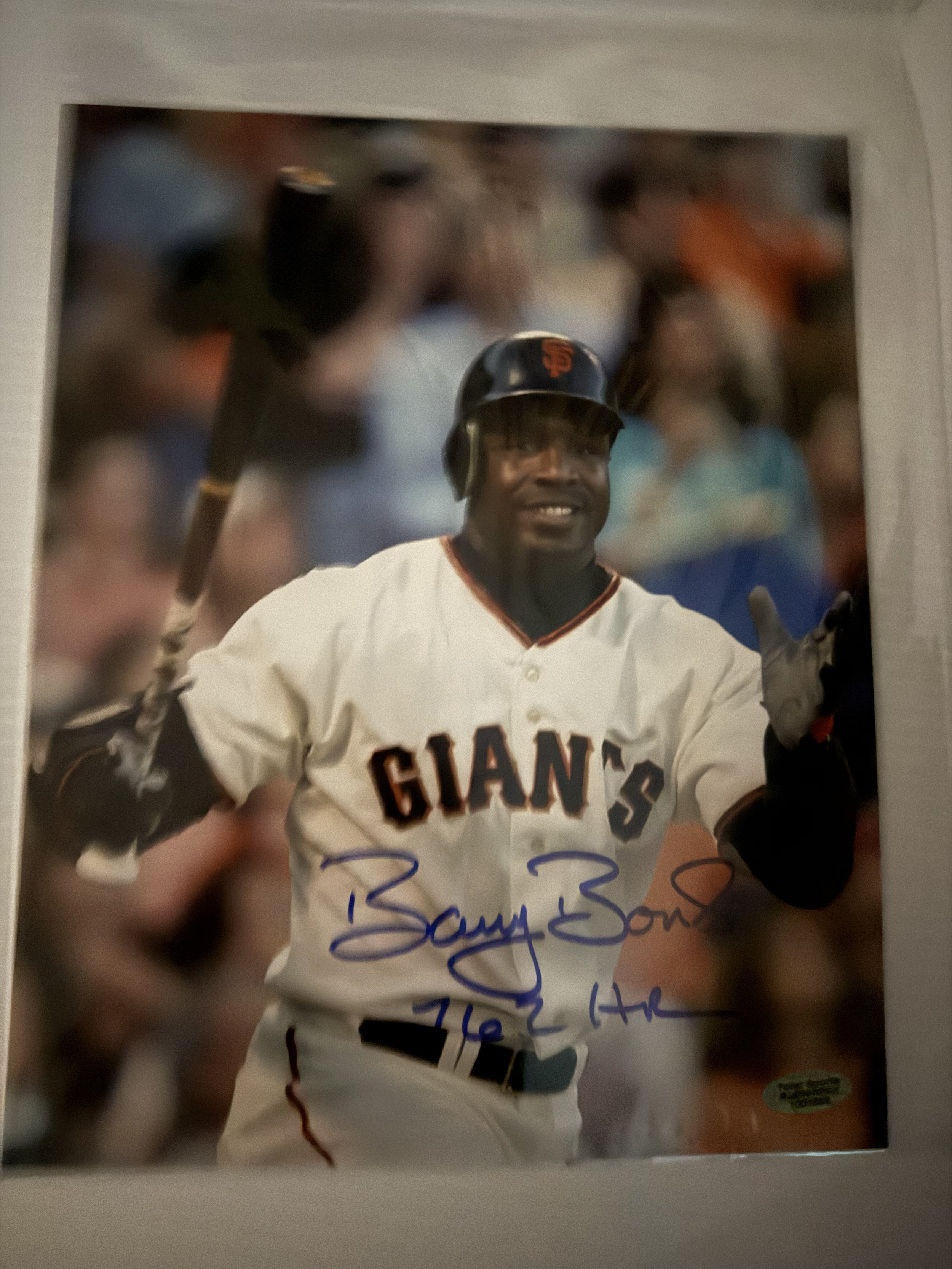 BARRY BONDS PICTURE AUTO