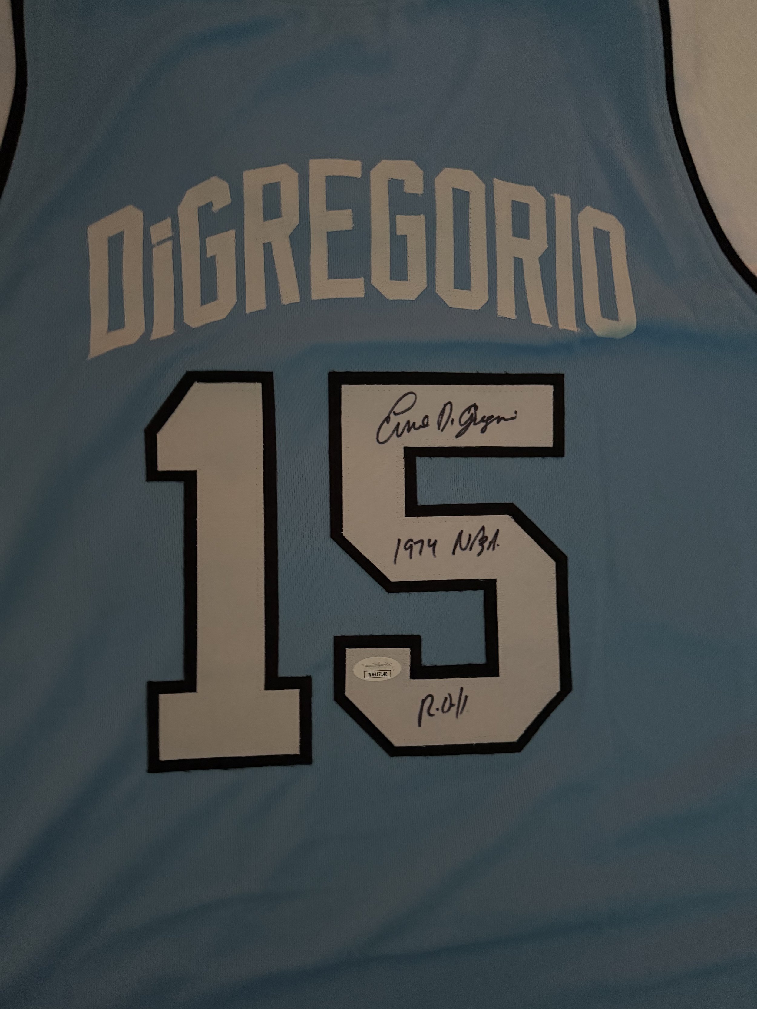 ERNIE digregorio JERSEY AUTO