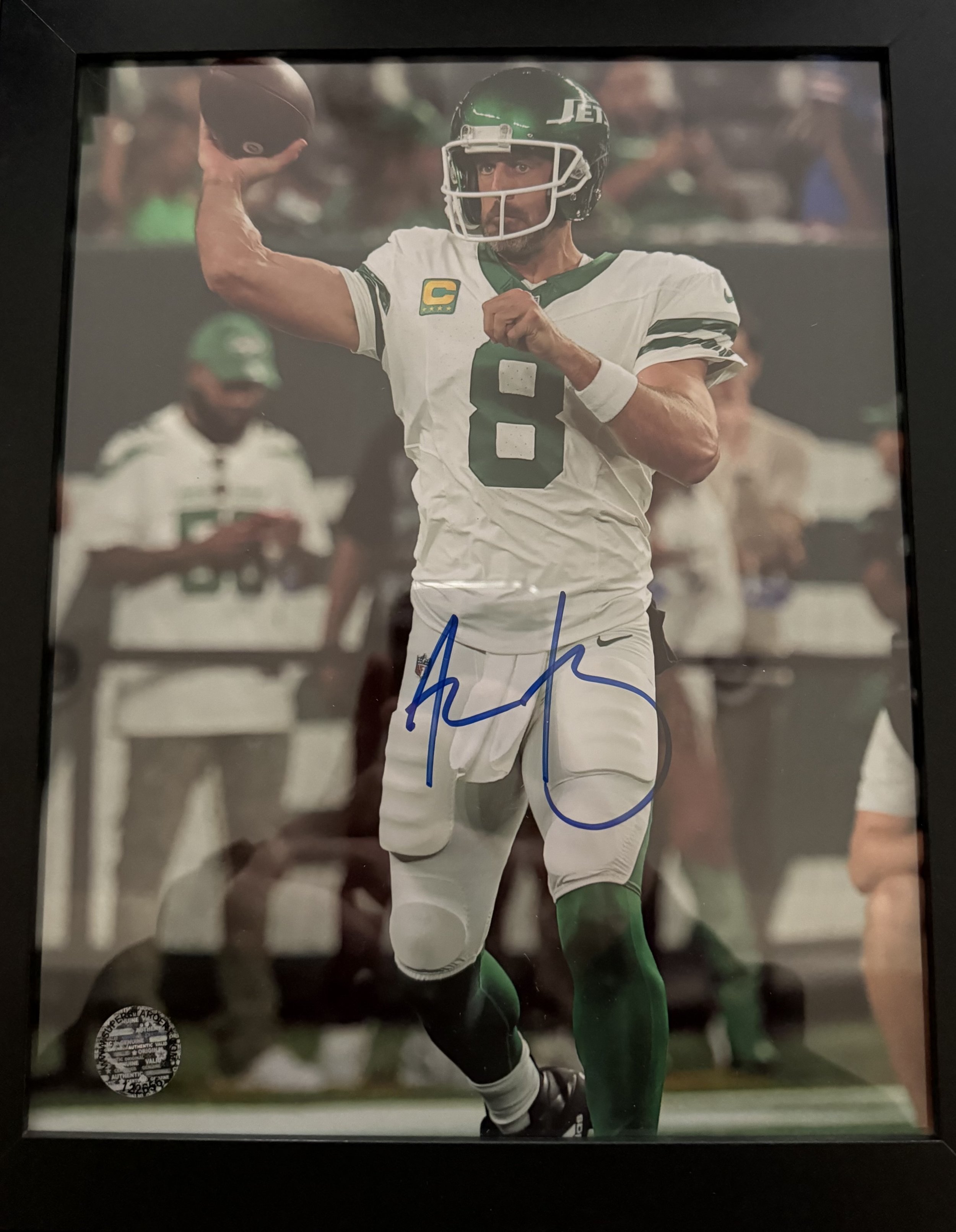 AARON RODGERS PICTURE AUTO
