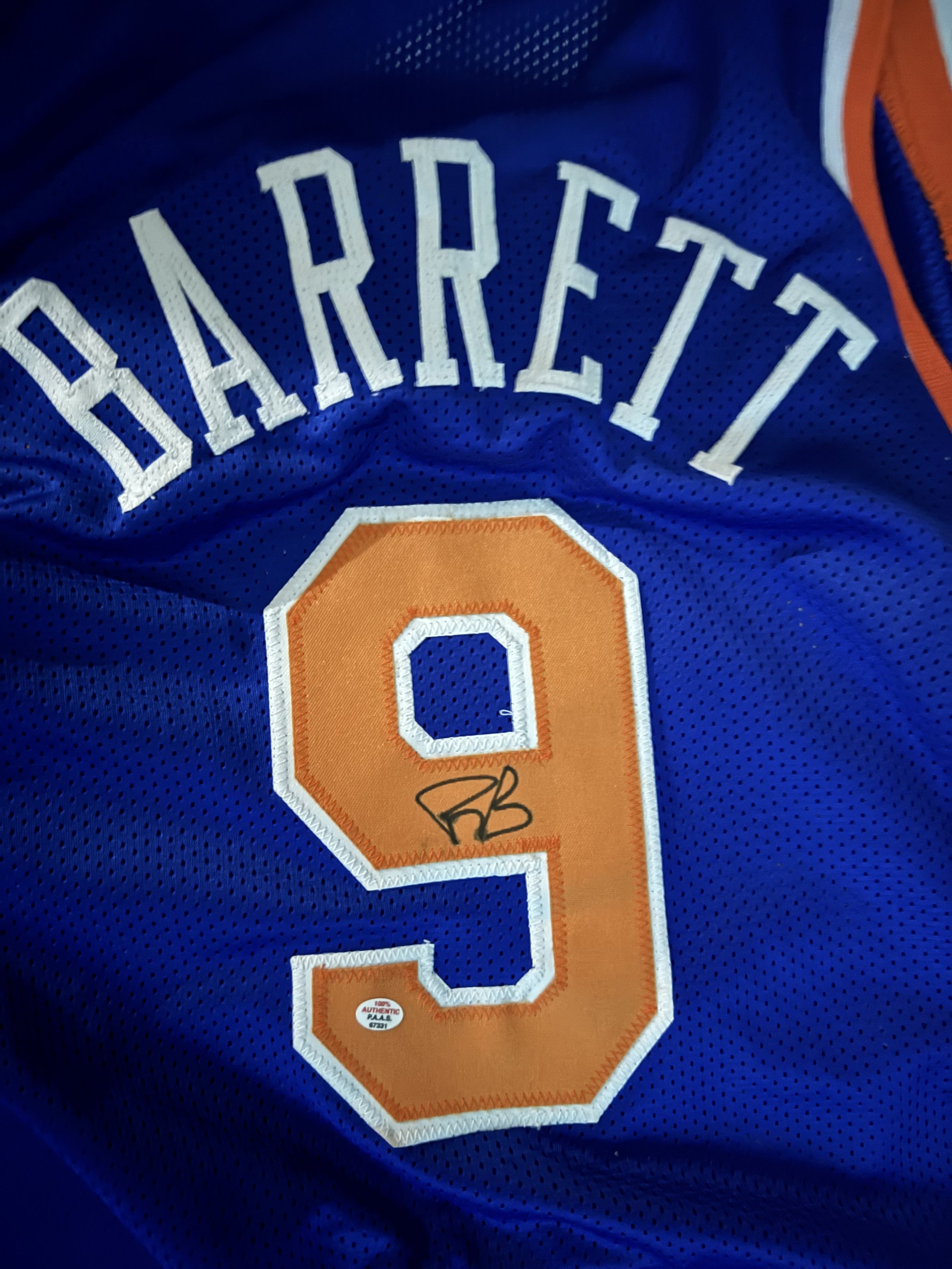RJ BARRET JERSEY AUTO