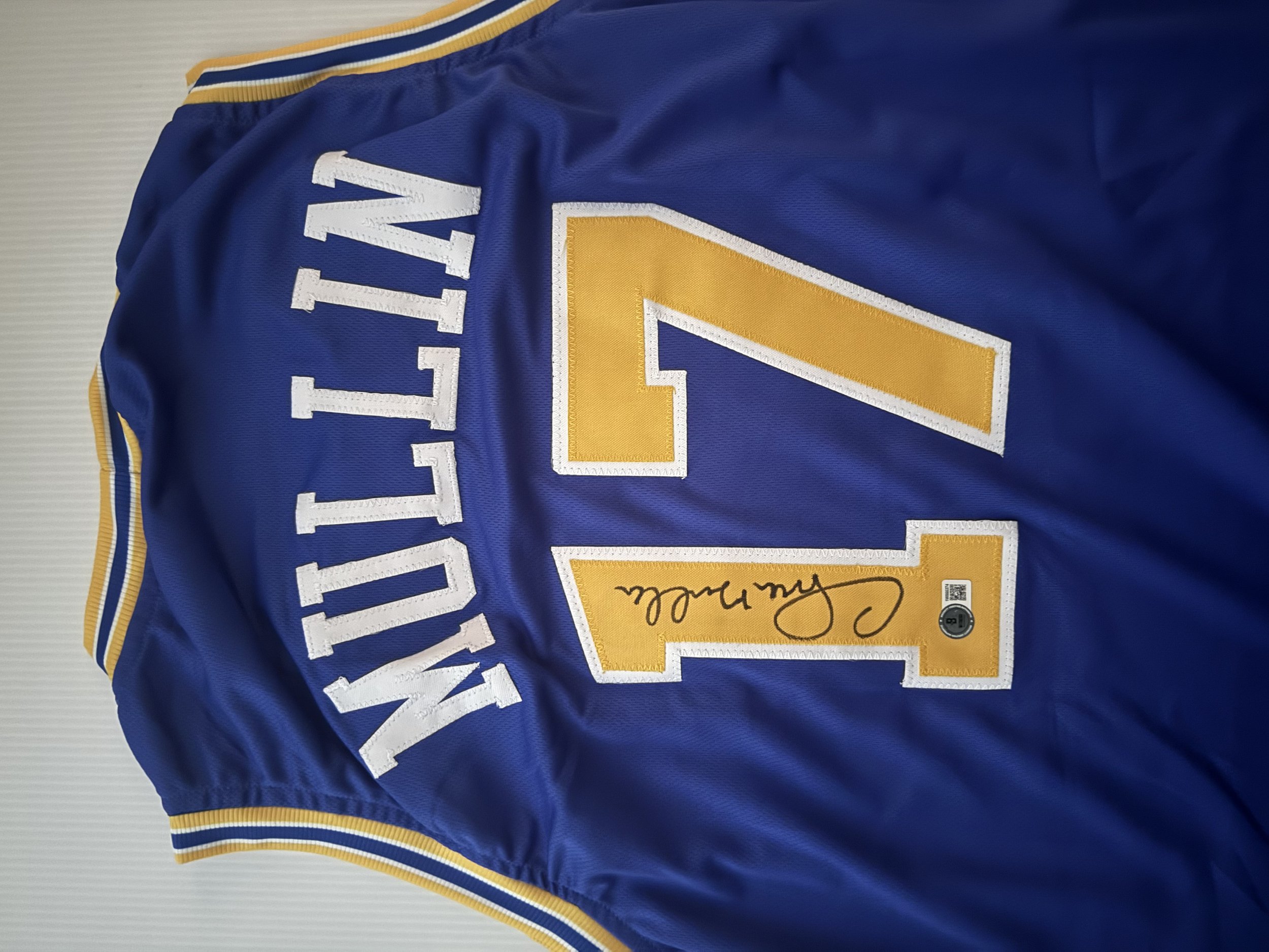 CHRIS MULLIN JERSEY AUTO