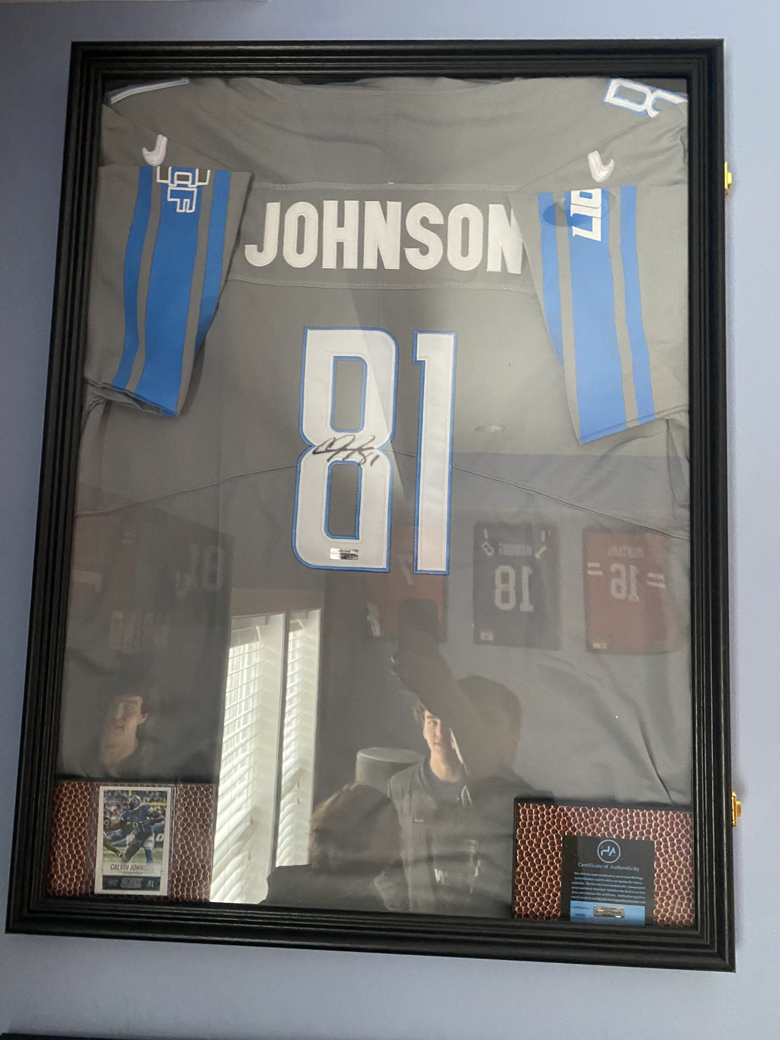CALVIN JOHNSON JERSEY AUTO