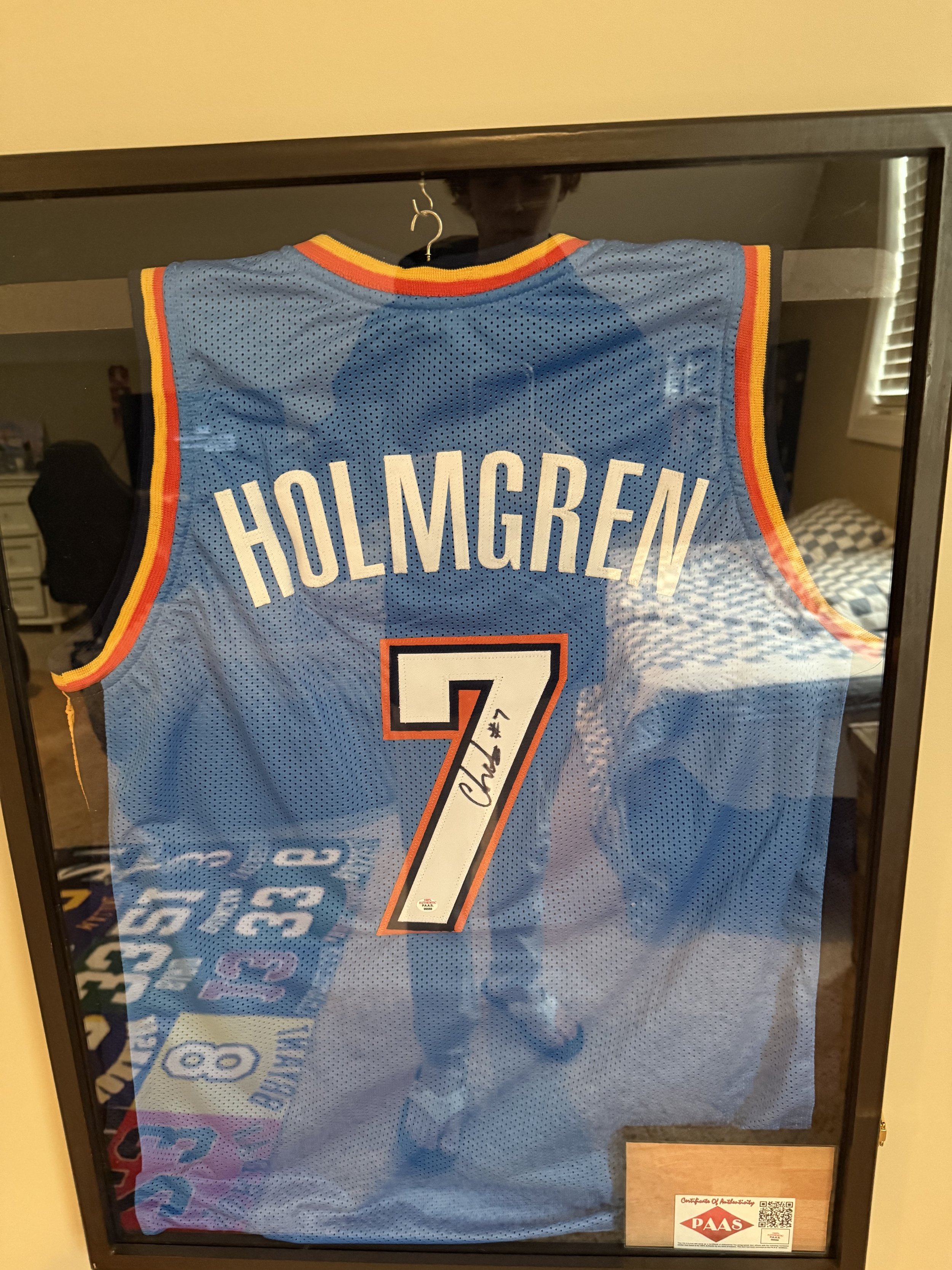 CHET HOLMGREN JERSEY AUTO
