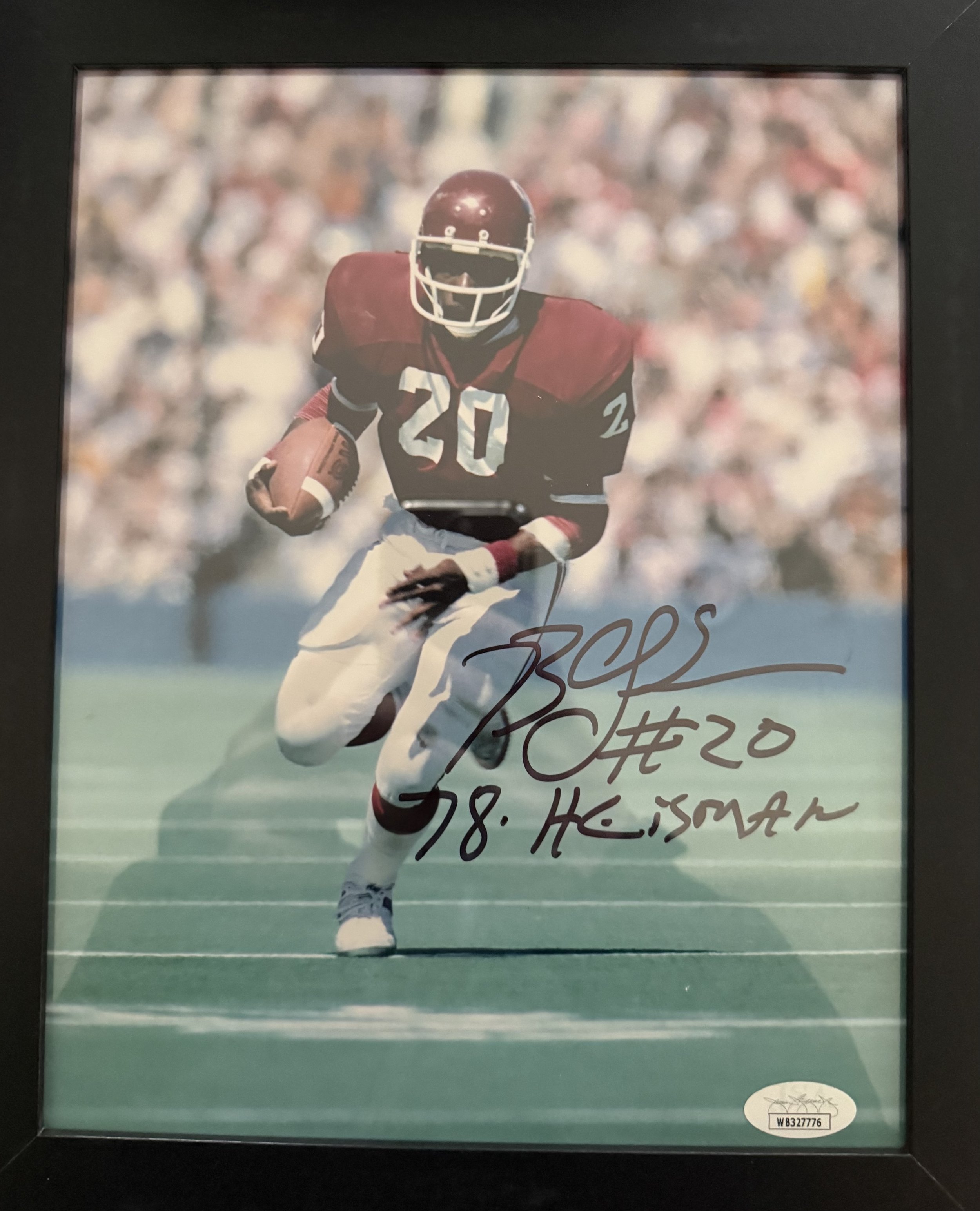 BILLY SIMS HEISMAN WINNER PICTURE AUTO