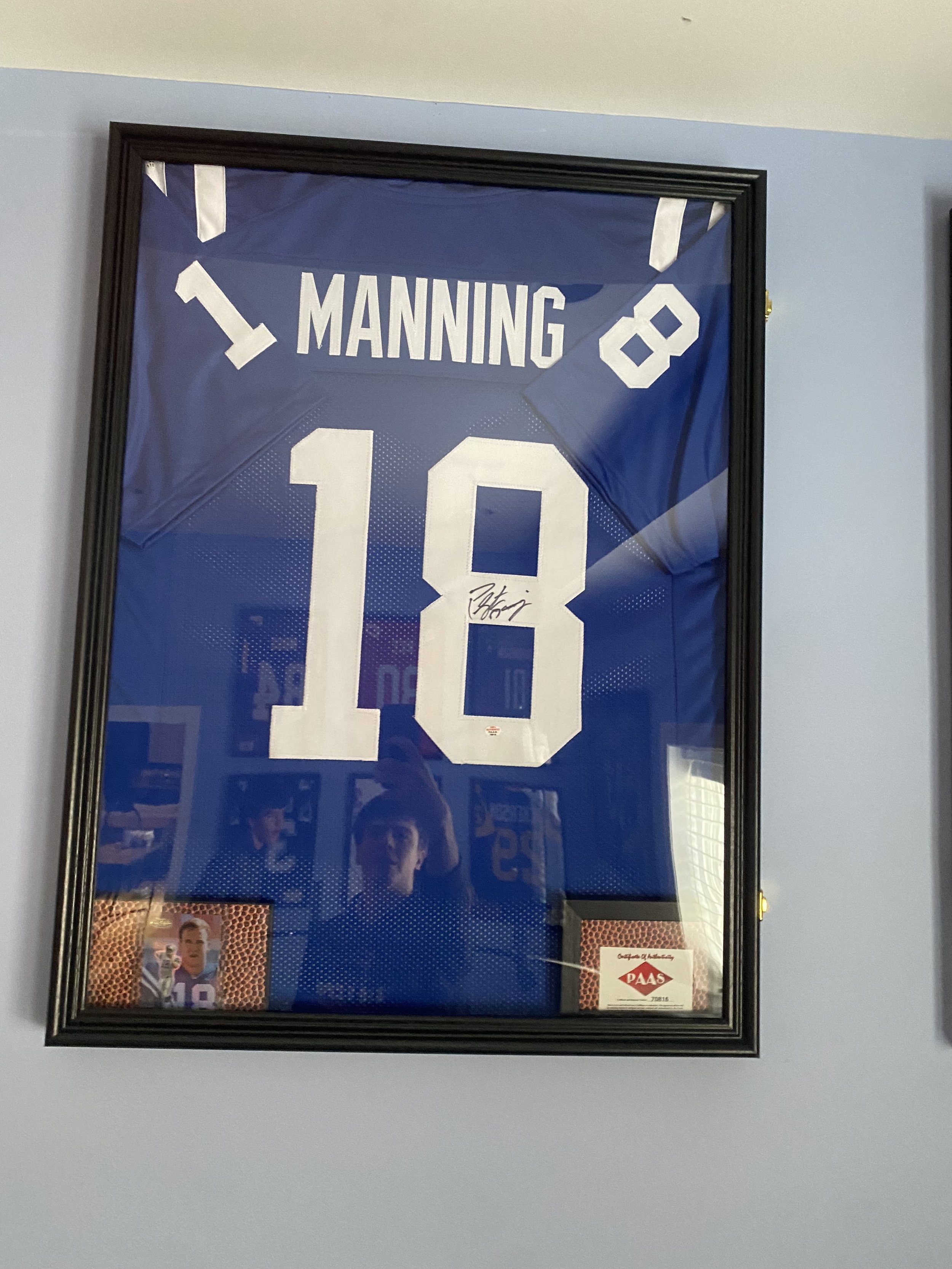 PEYTON MANNING JERSEY AUTO