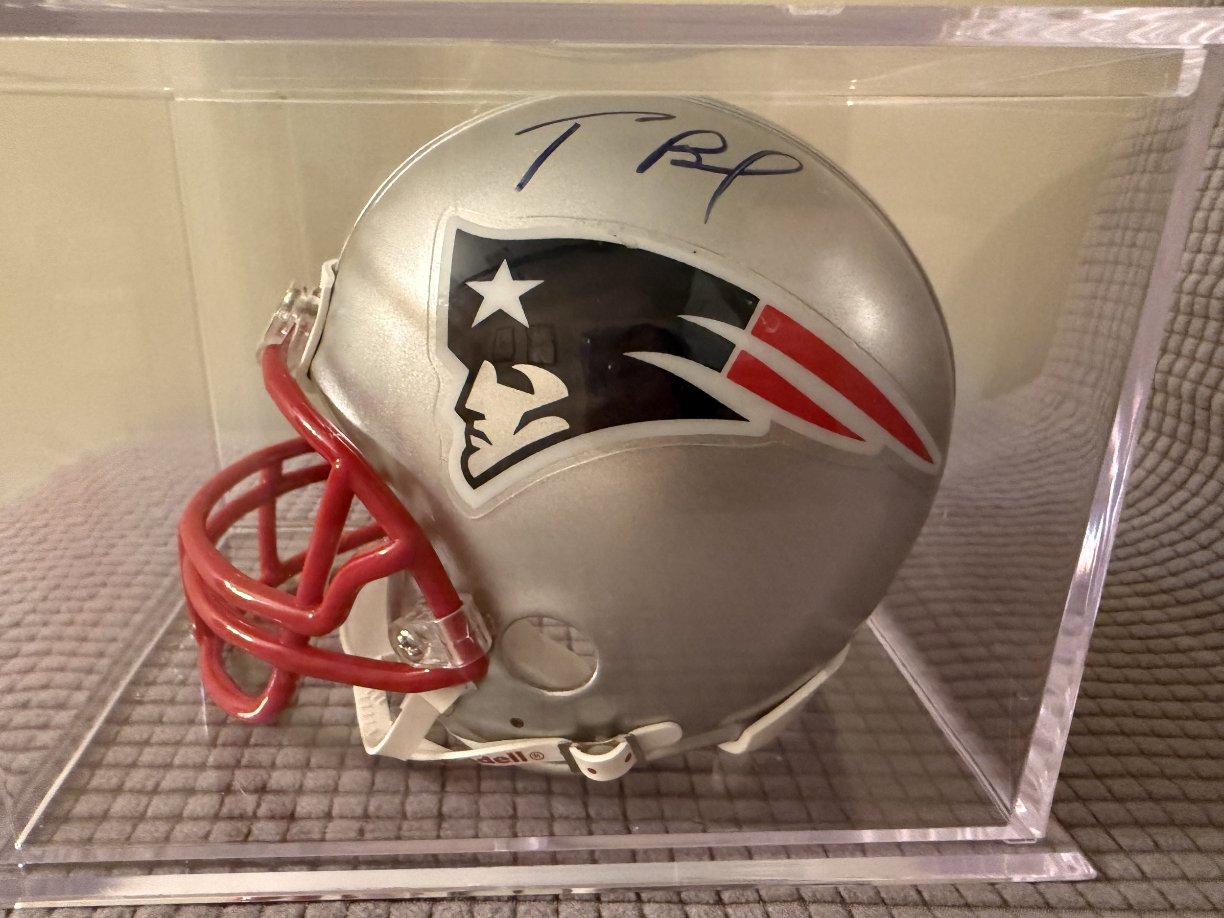 TOM BRADY MINI HELMET AUTO
