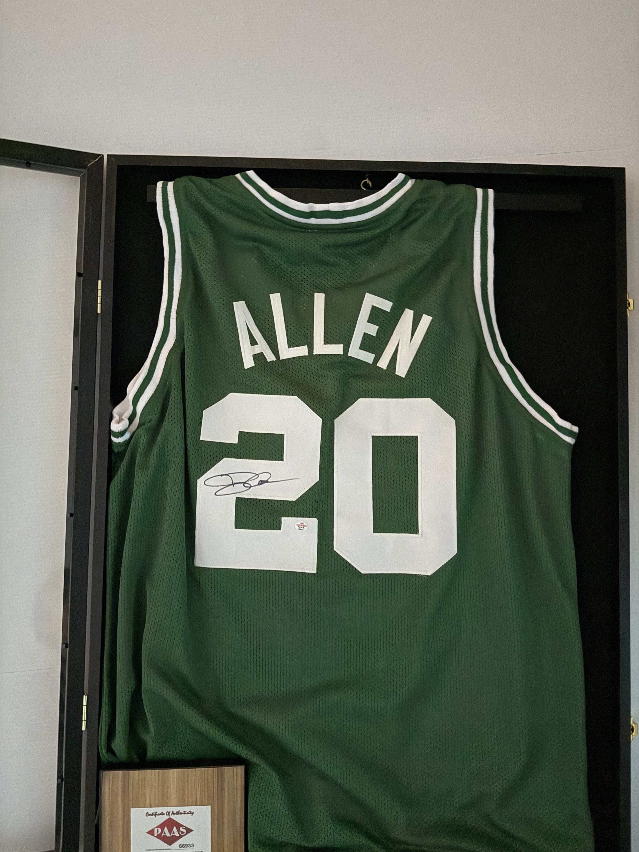 RAY ALLEN JERSEY AUTO