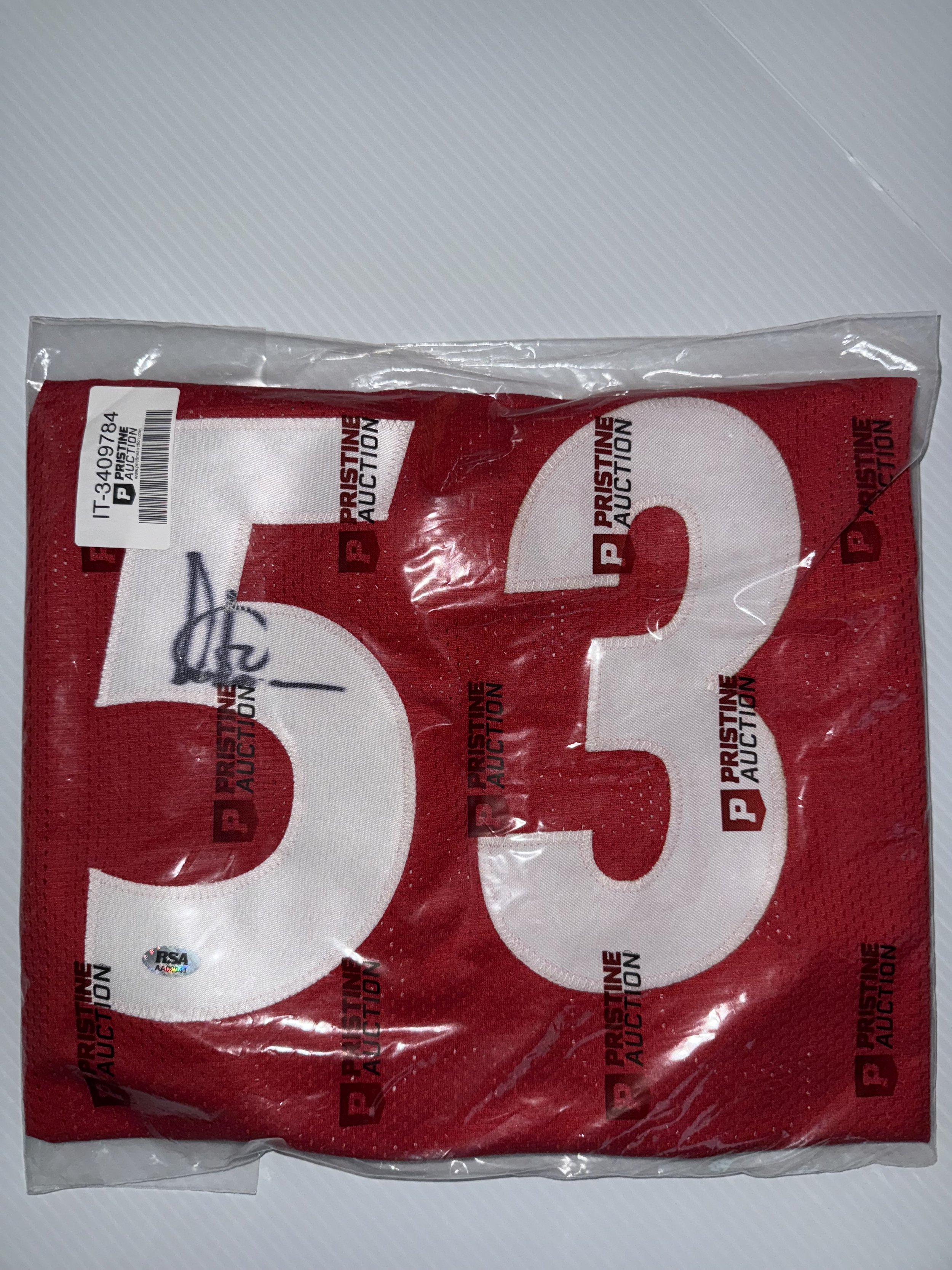 STEVE NELSON JERSEY AUTO