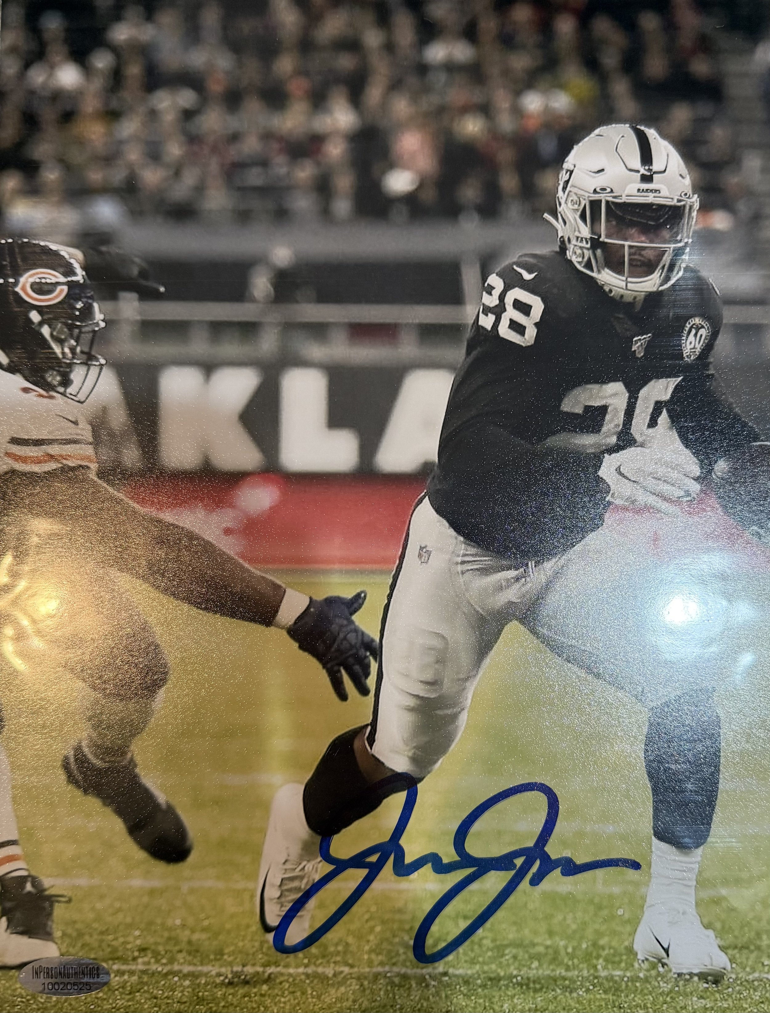 JOSH JACOBS PICTURE AUTO