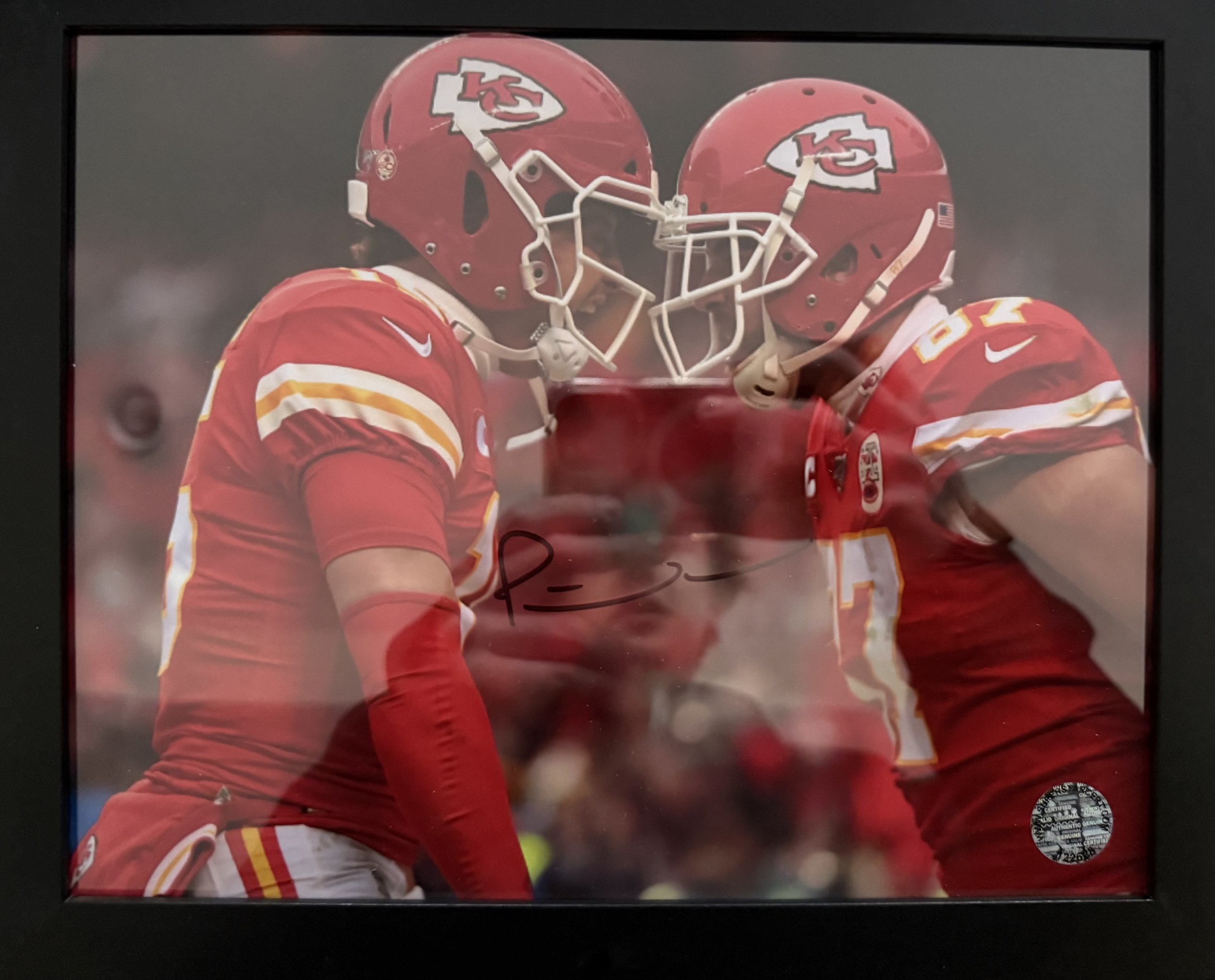 PATRICK MAHOMES PICTURE AUTO