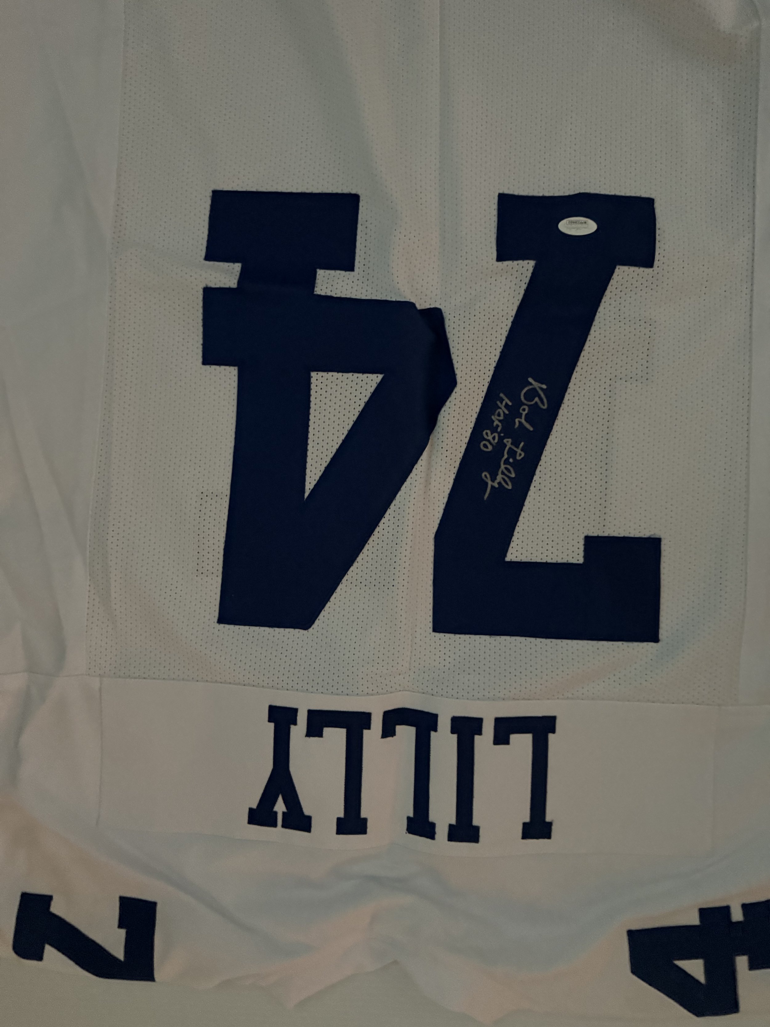 BOB LILLY JERSEY AUTO