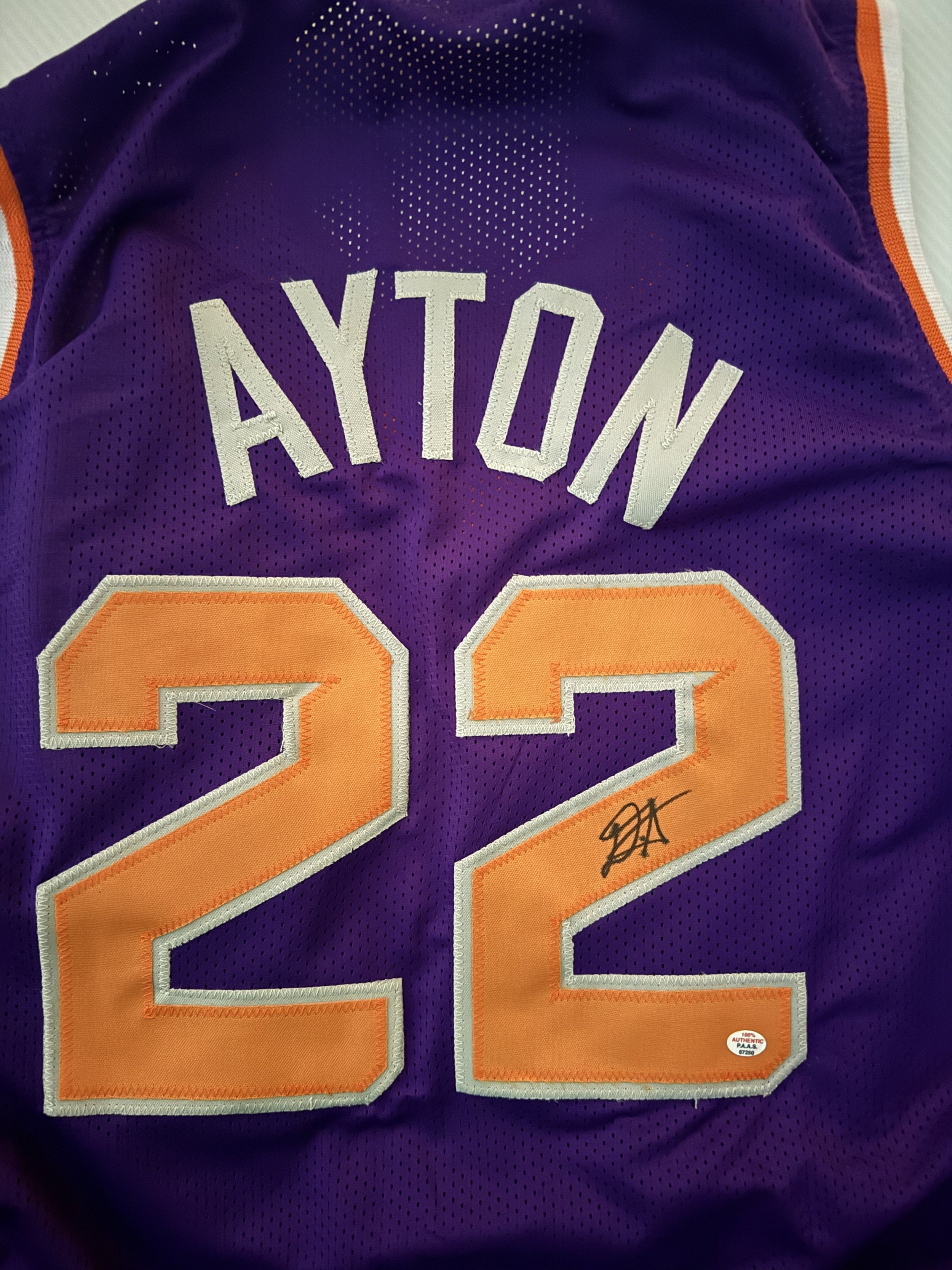 DEANDRE AYTON JERSEY AUTO