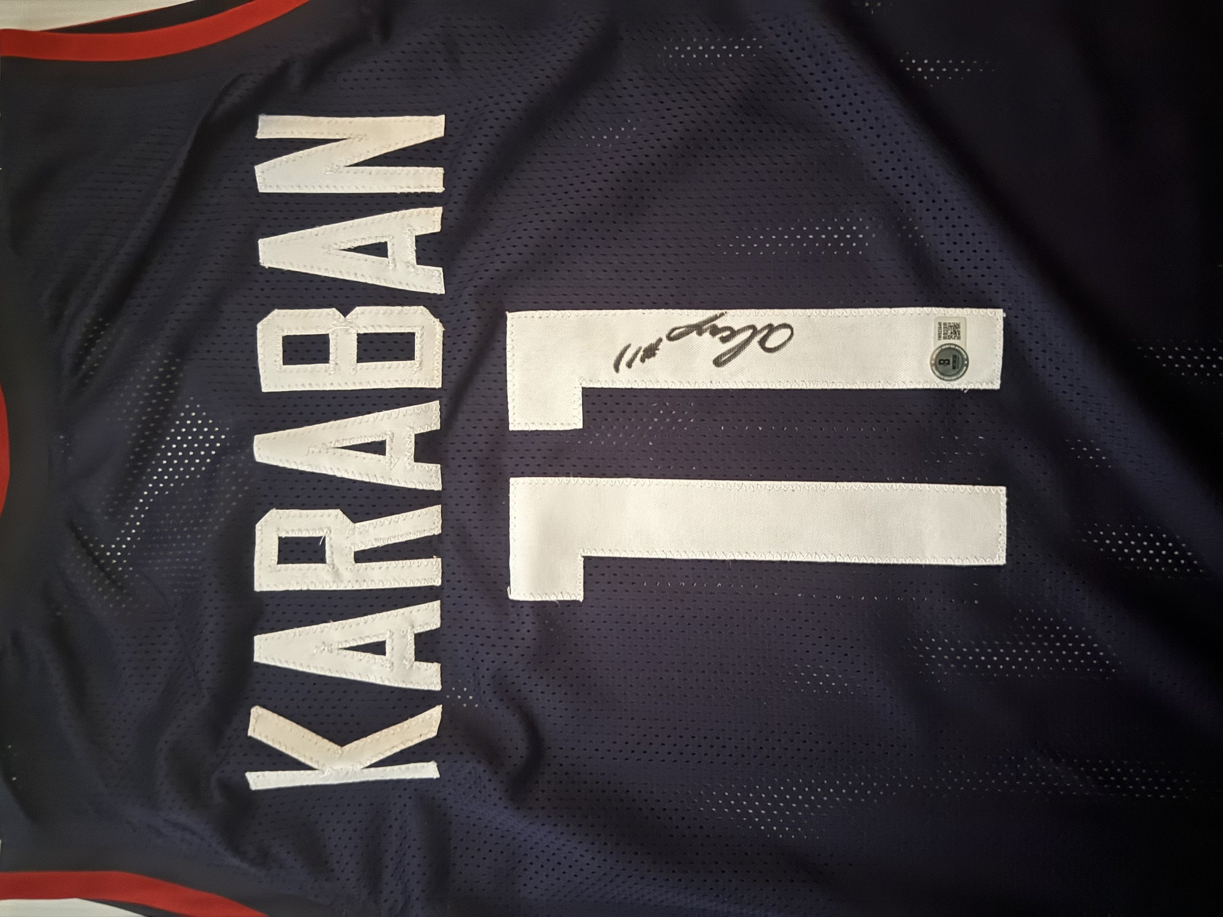 ALEX KARABAN JERSEY AUTO